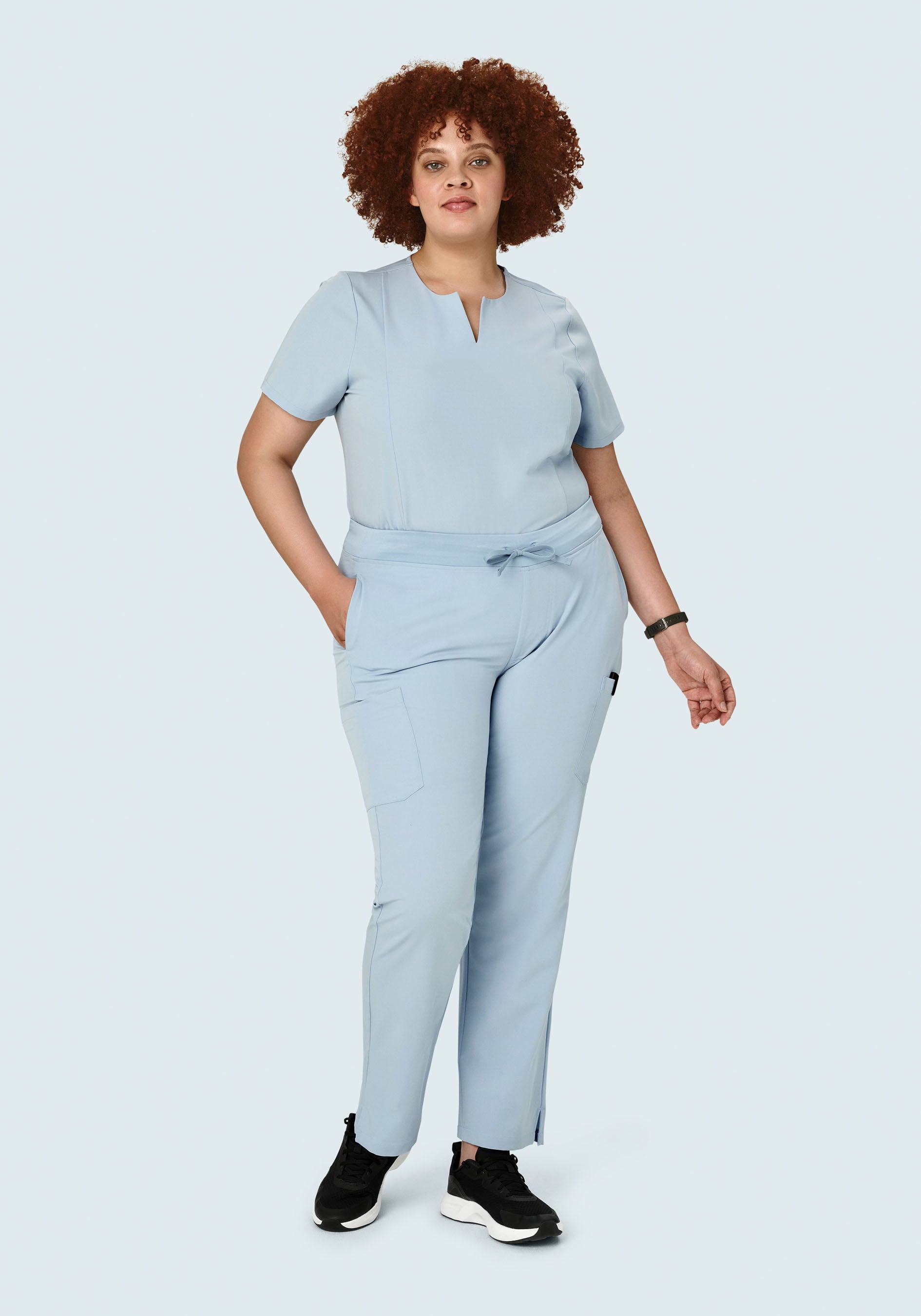 9 Pocket Cargo Pants Powder Blue