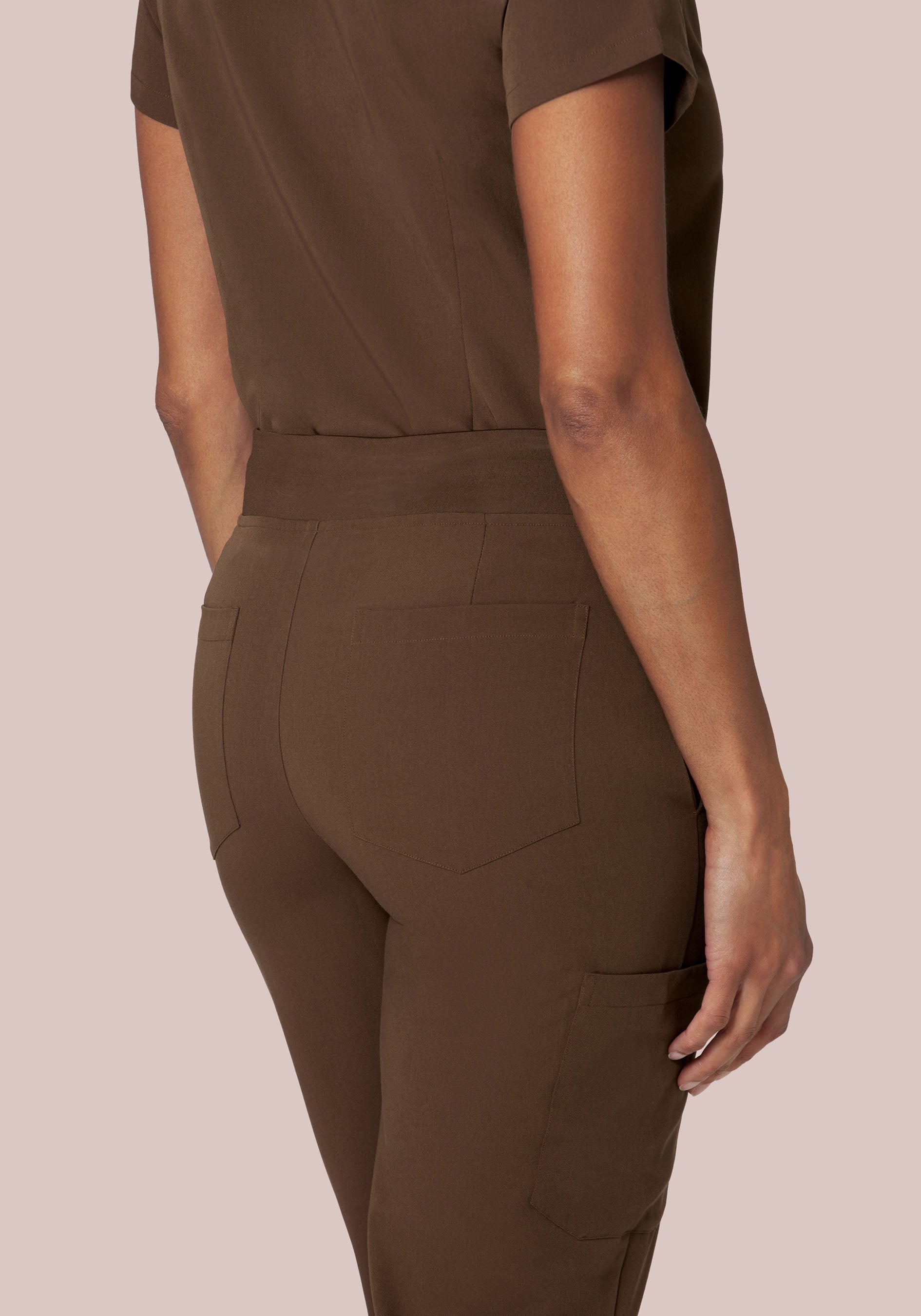 9 Pocket Cargo Pants Chocolate Brown