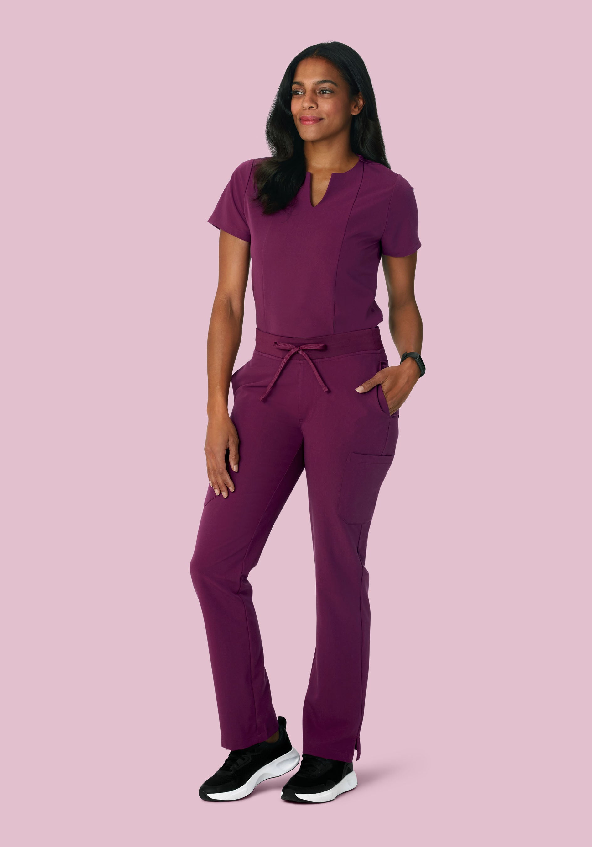 9 Pocket Cargo Pants Plum