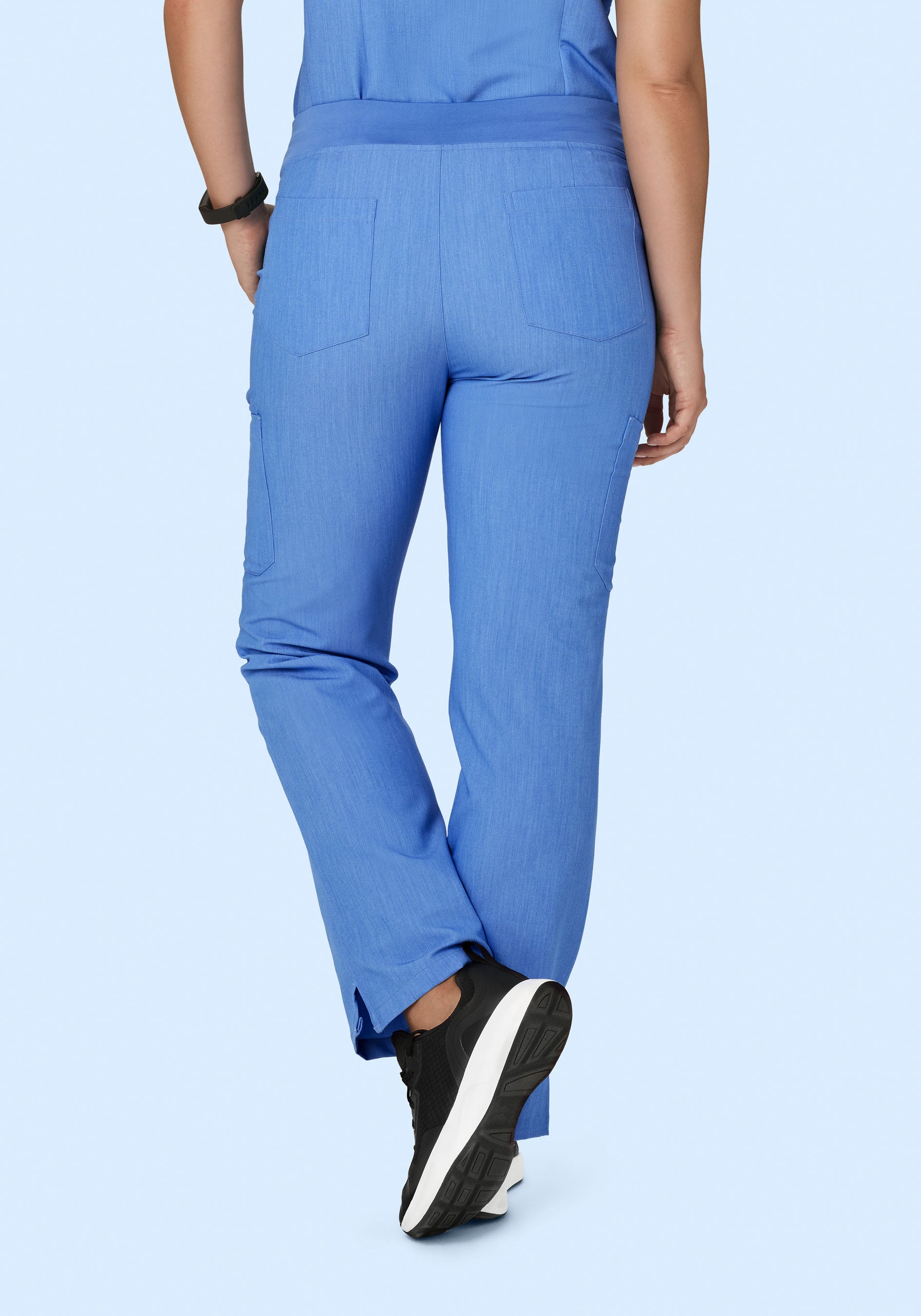9 Pocket Cargo Pants Heather Blue