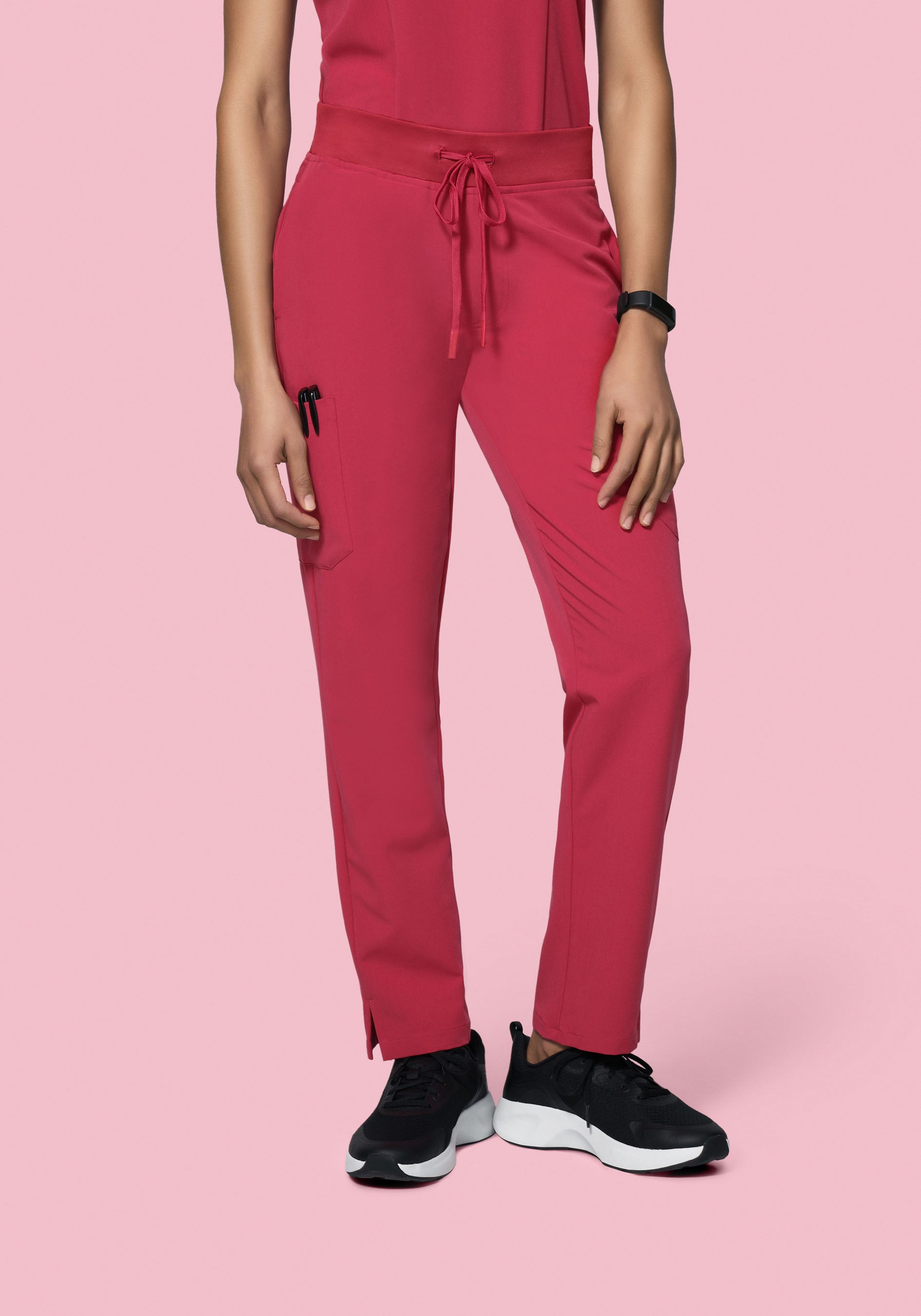9 Pocket Cargo Pants Deep Rose