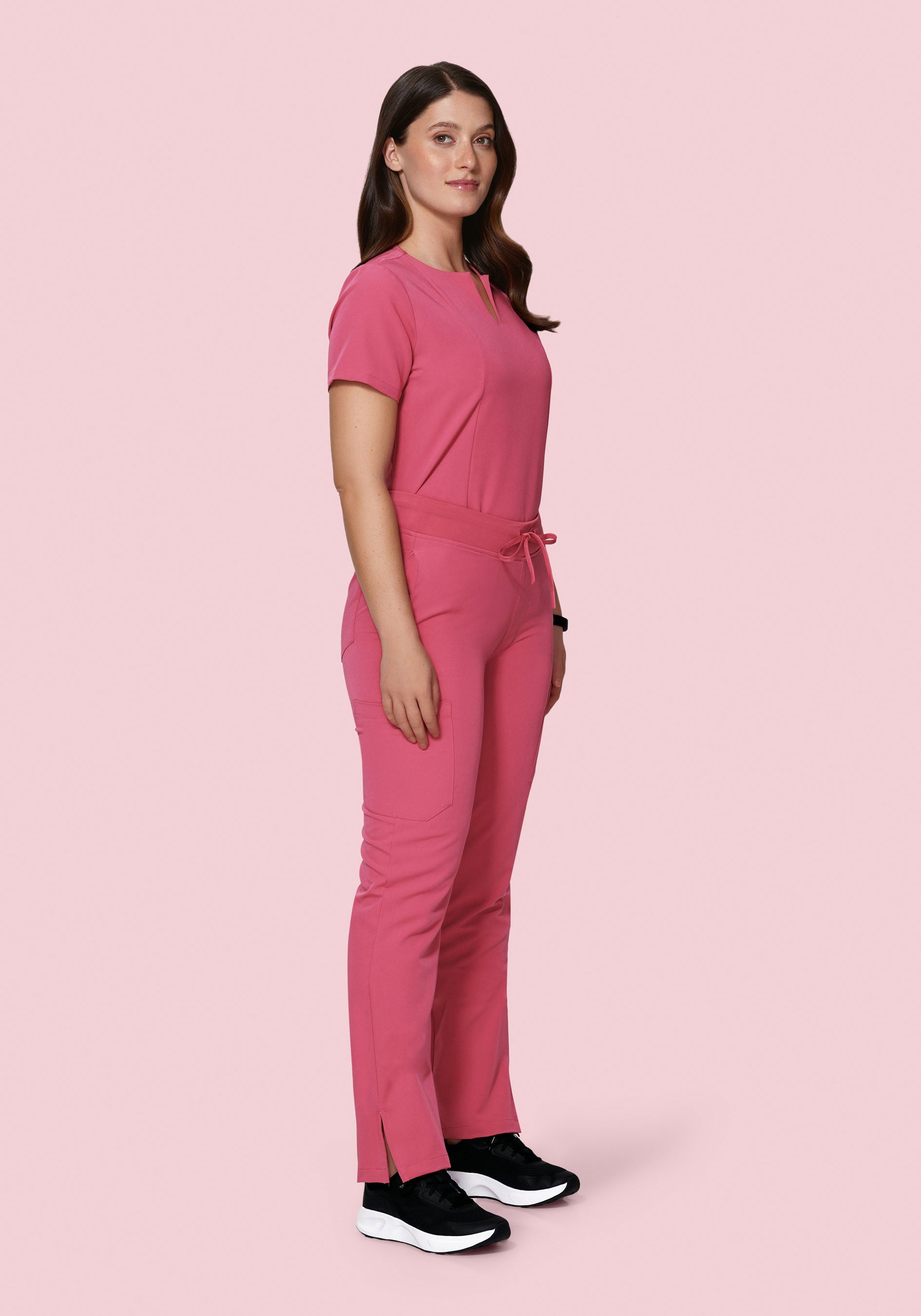 9 Pocket Cargo Pants Jaipur Pink