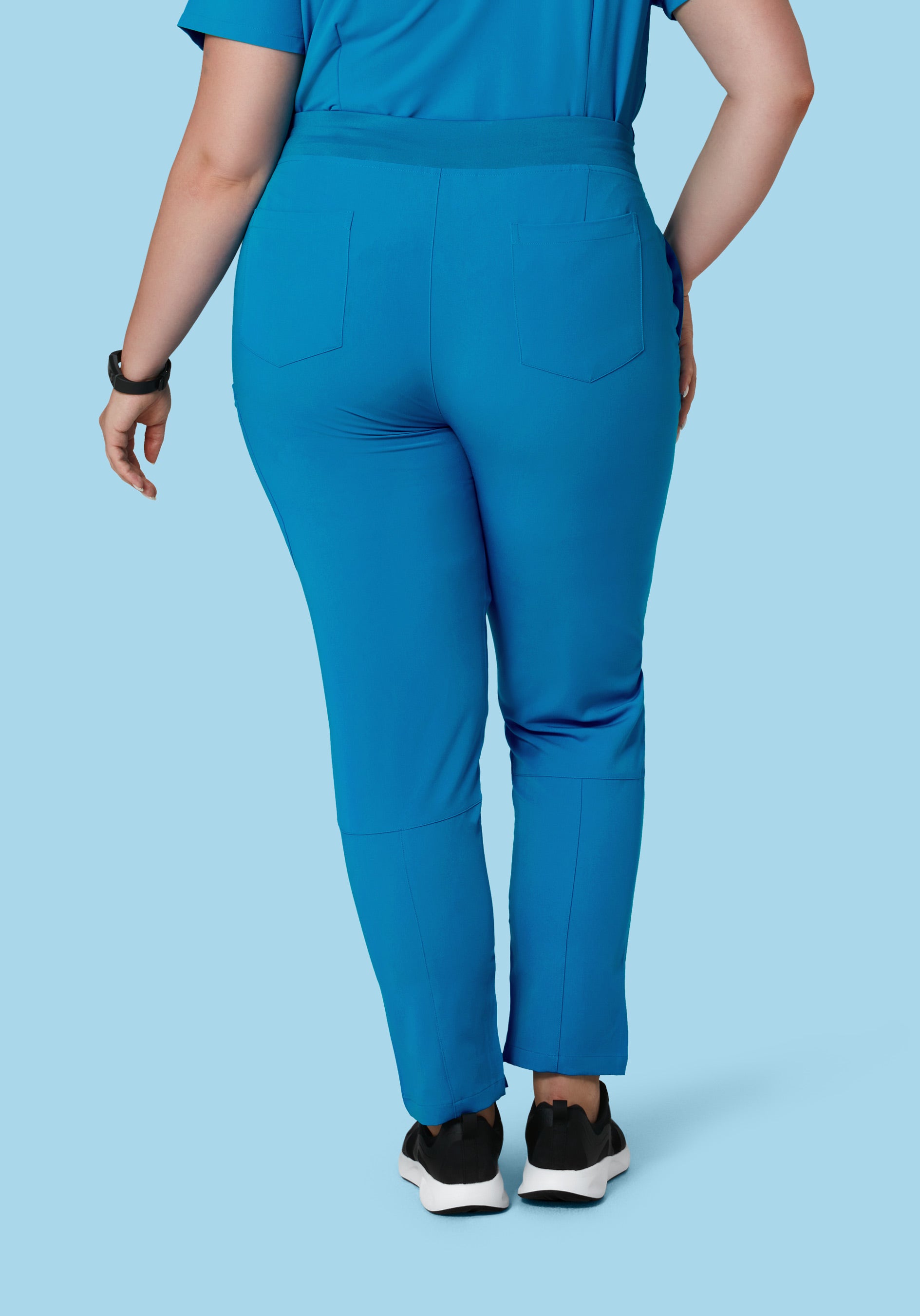 6 Pocket Slim Pants Electric Blue