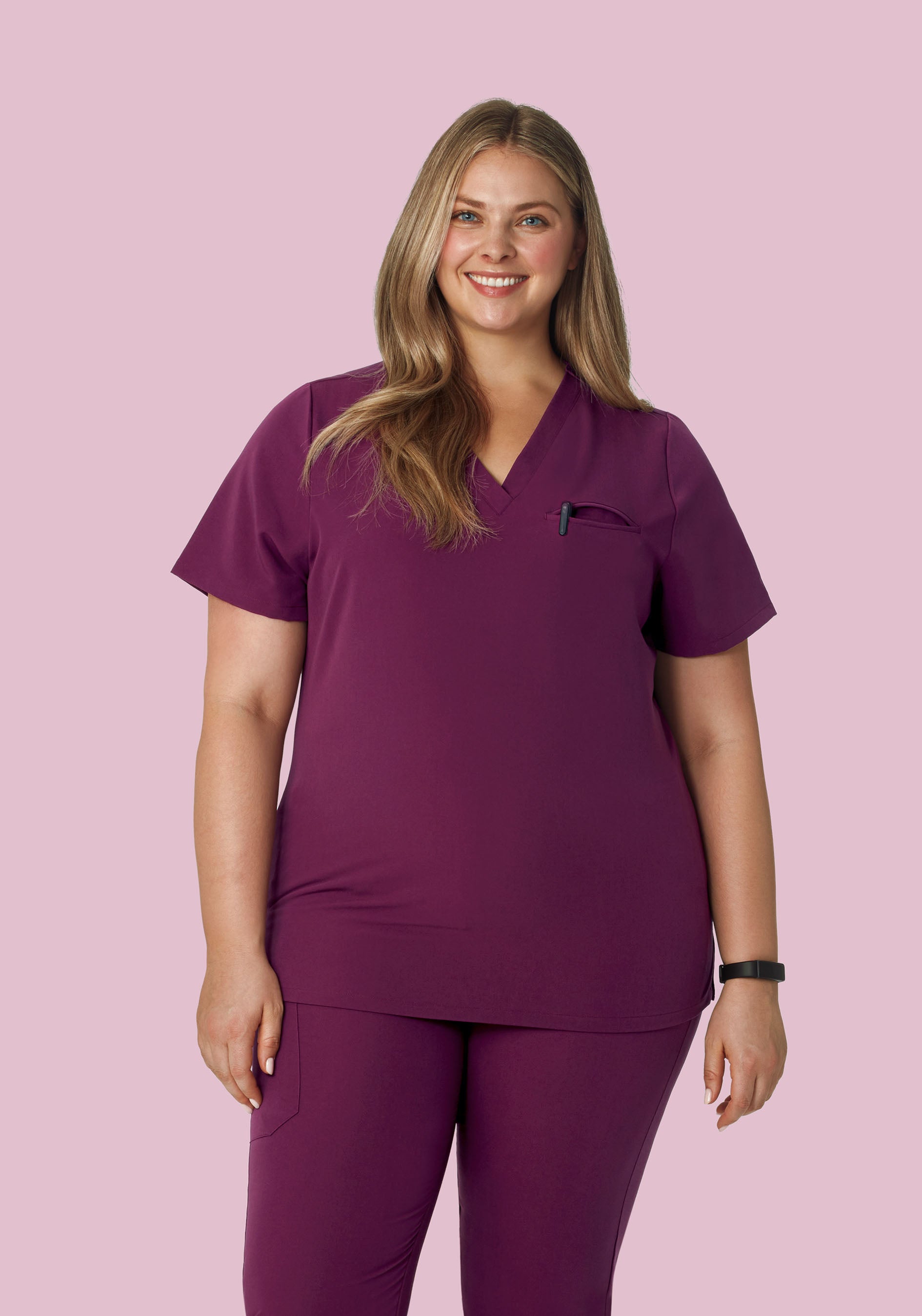 One Pocket Top Plum