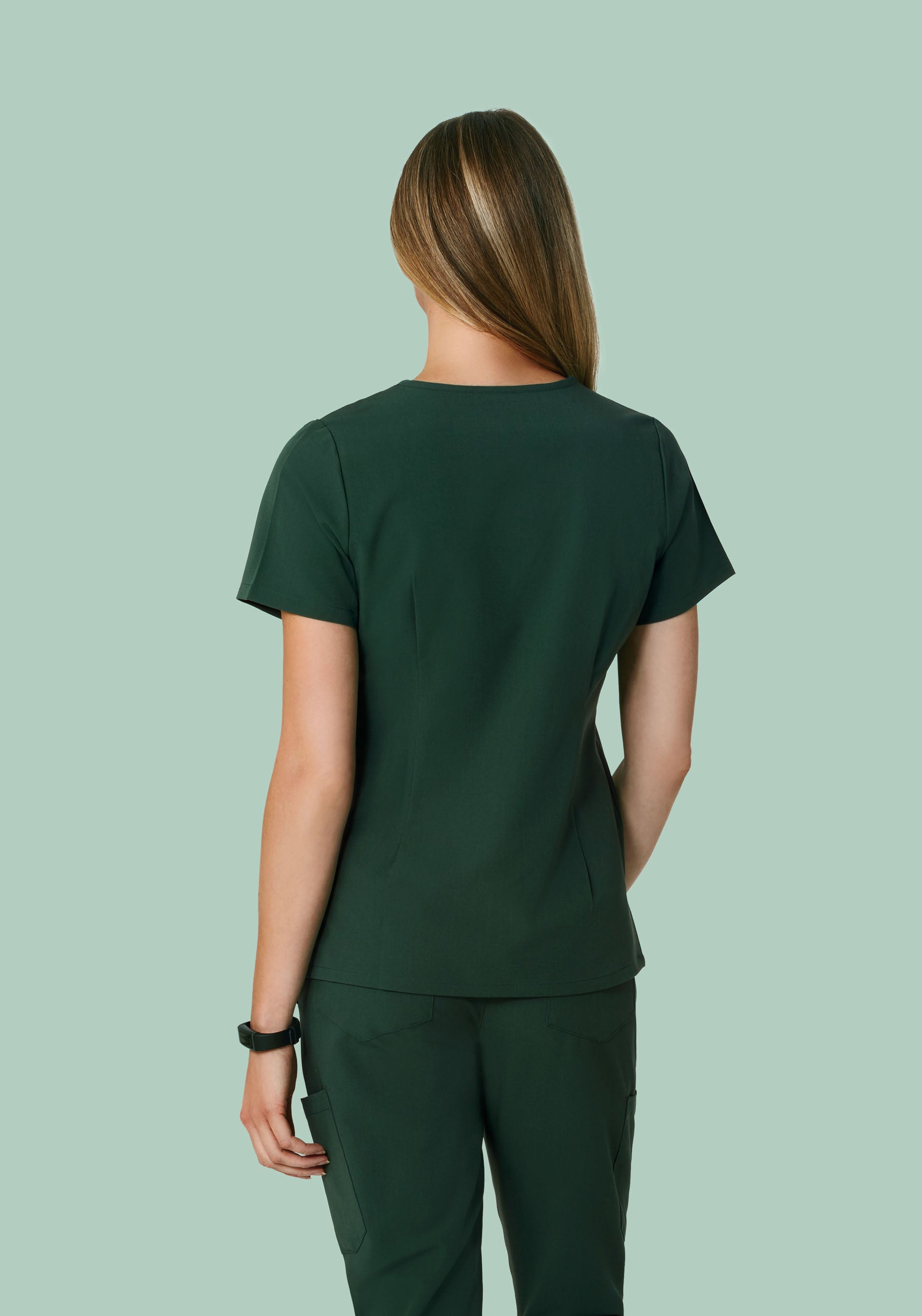 One Pocket Top Midnight Green