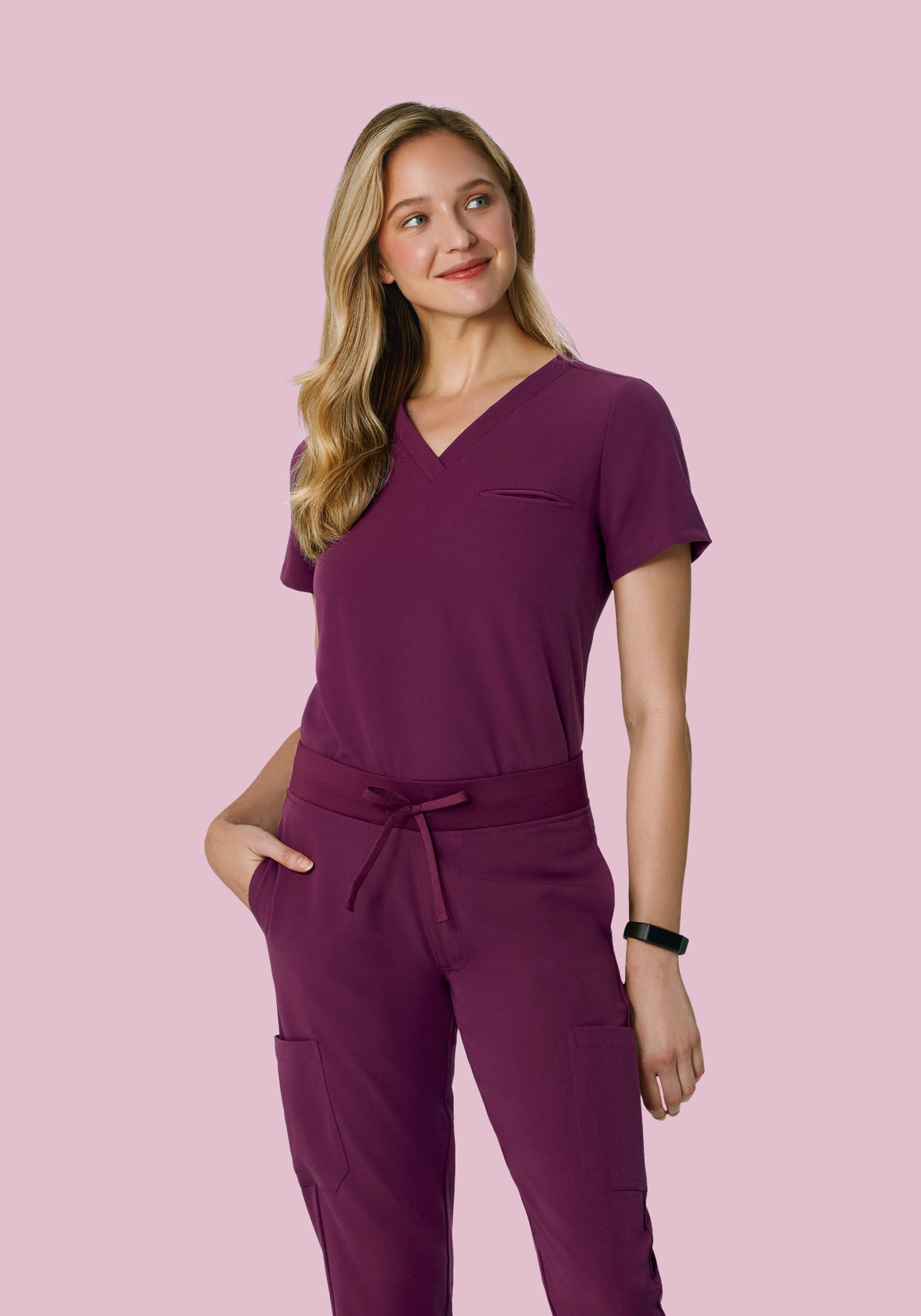 One Pocket Top Plum