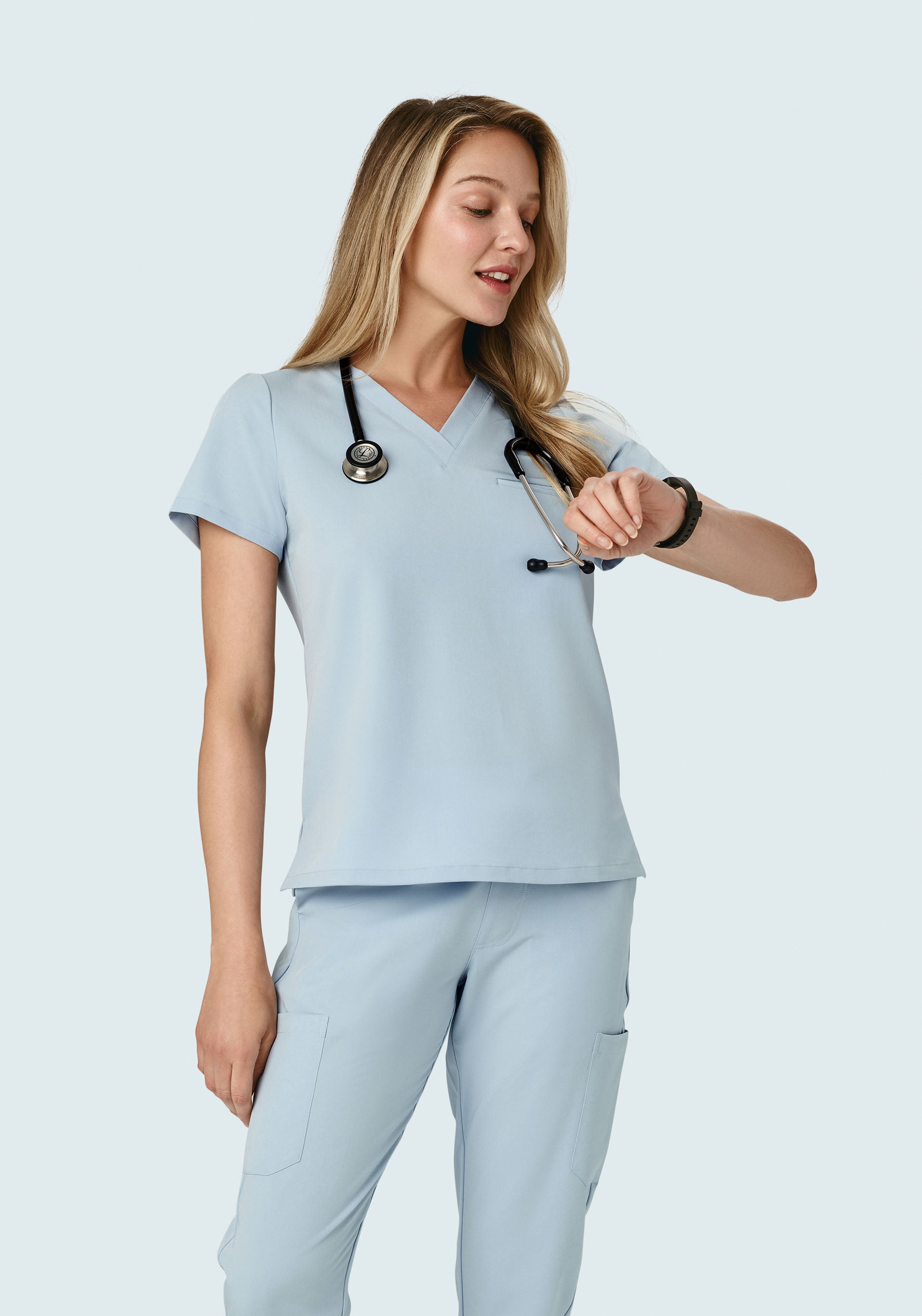 One Pocket Top Powder Blue