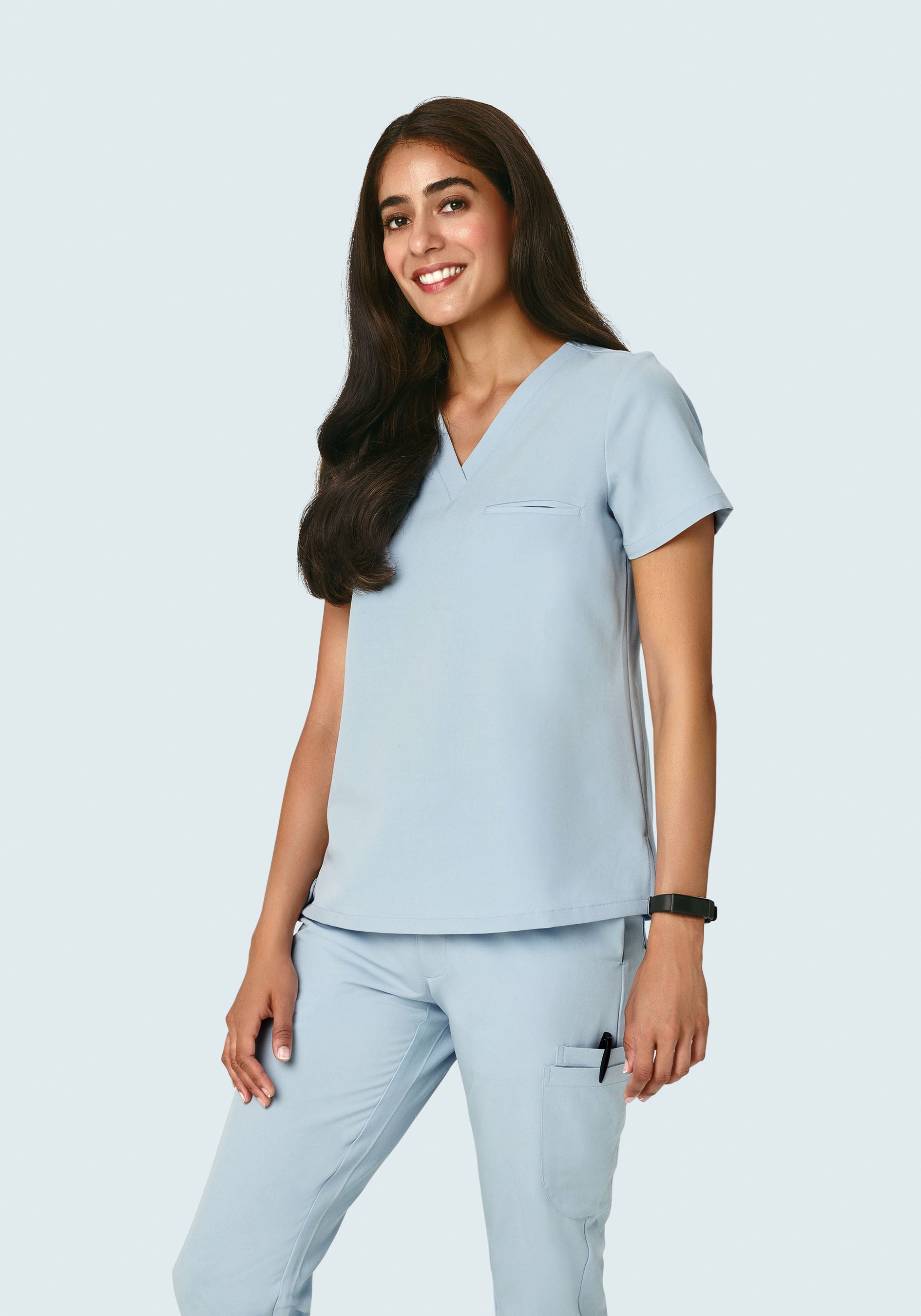 One Pocket Top Powder Blue