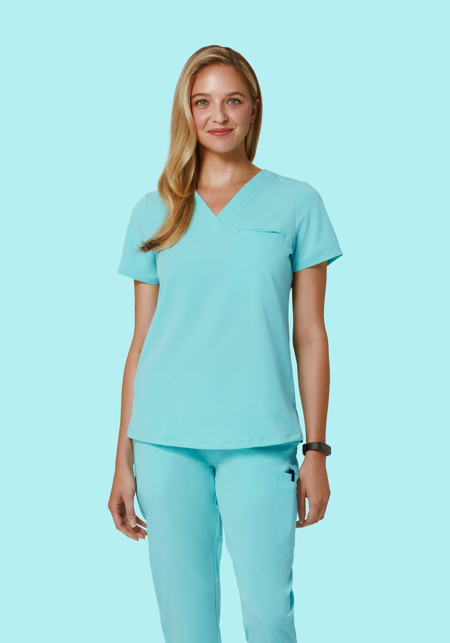 One Pocket Top Aqua
