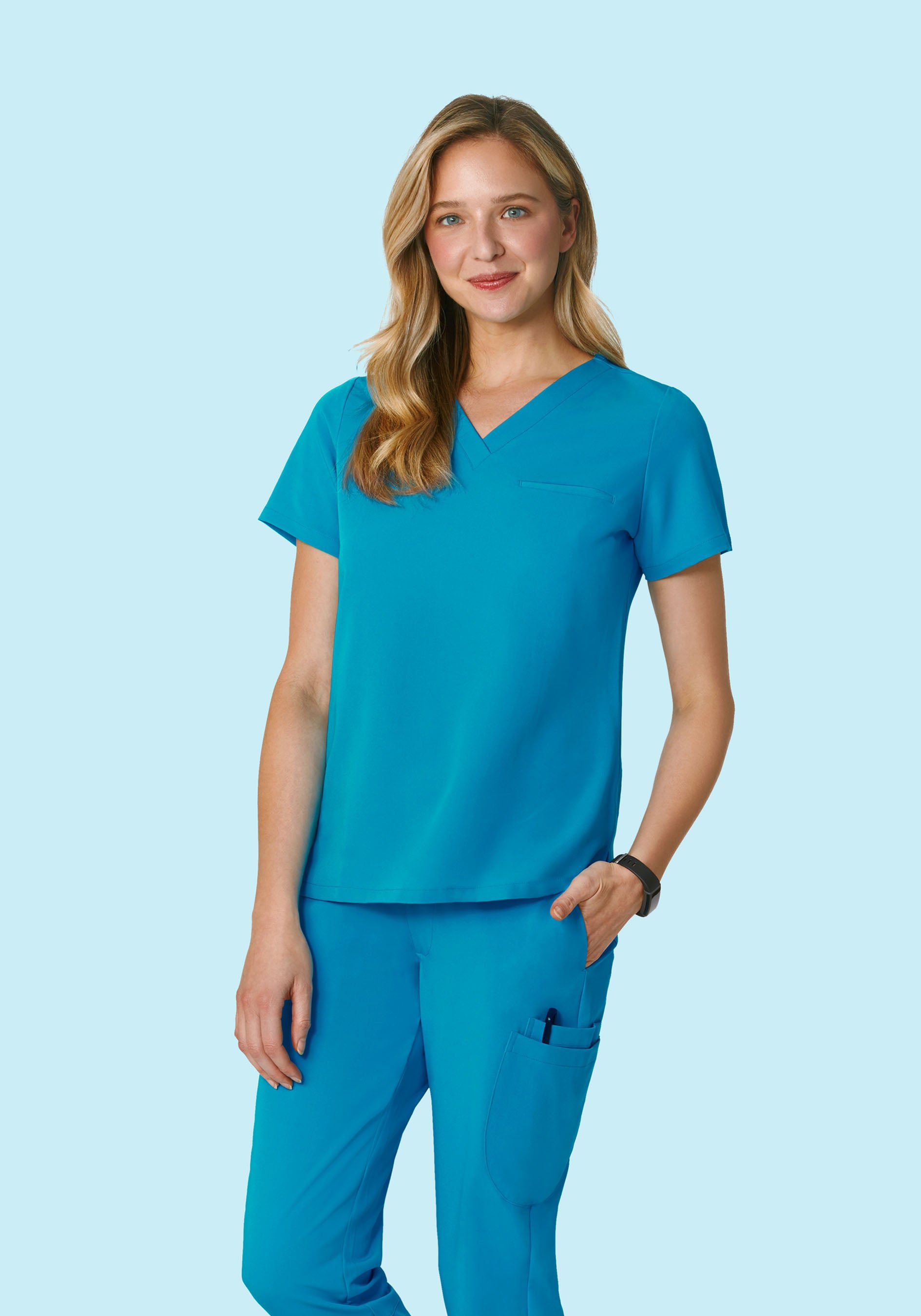 One Pocket Top Azure