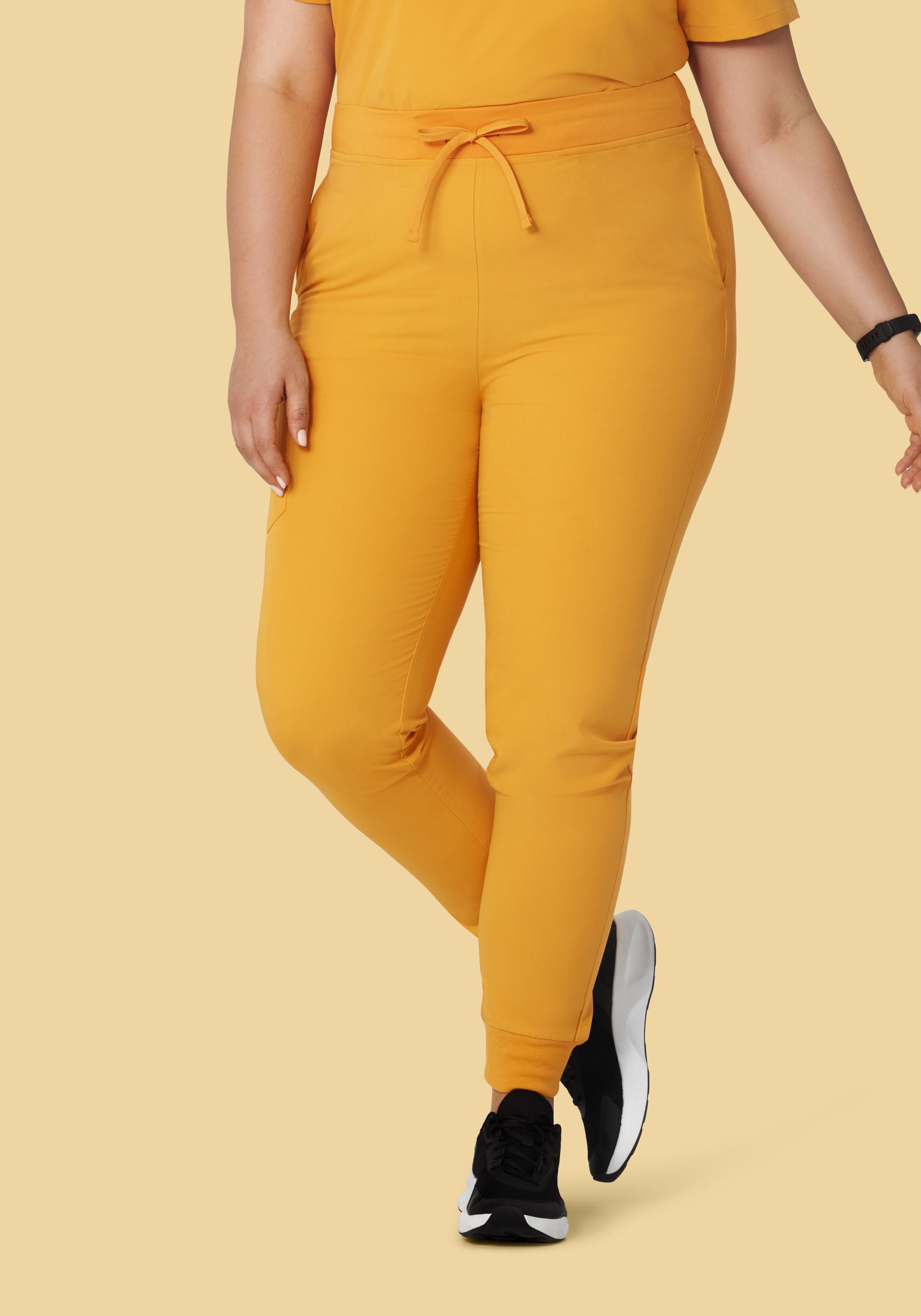 High Waisted Joggers Honey