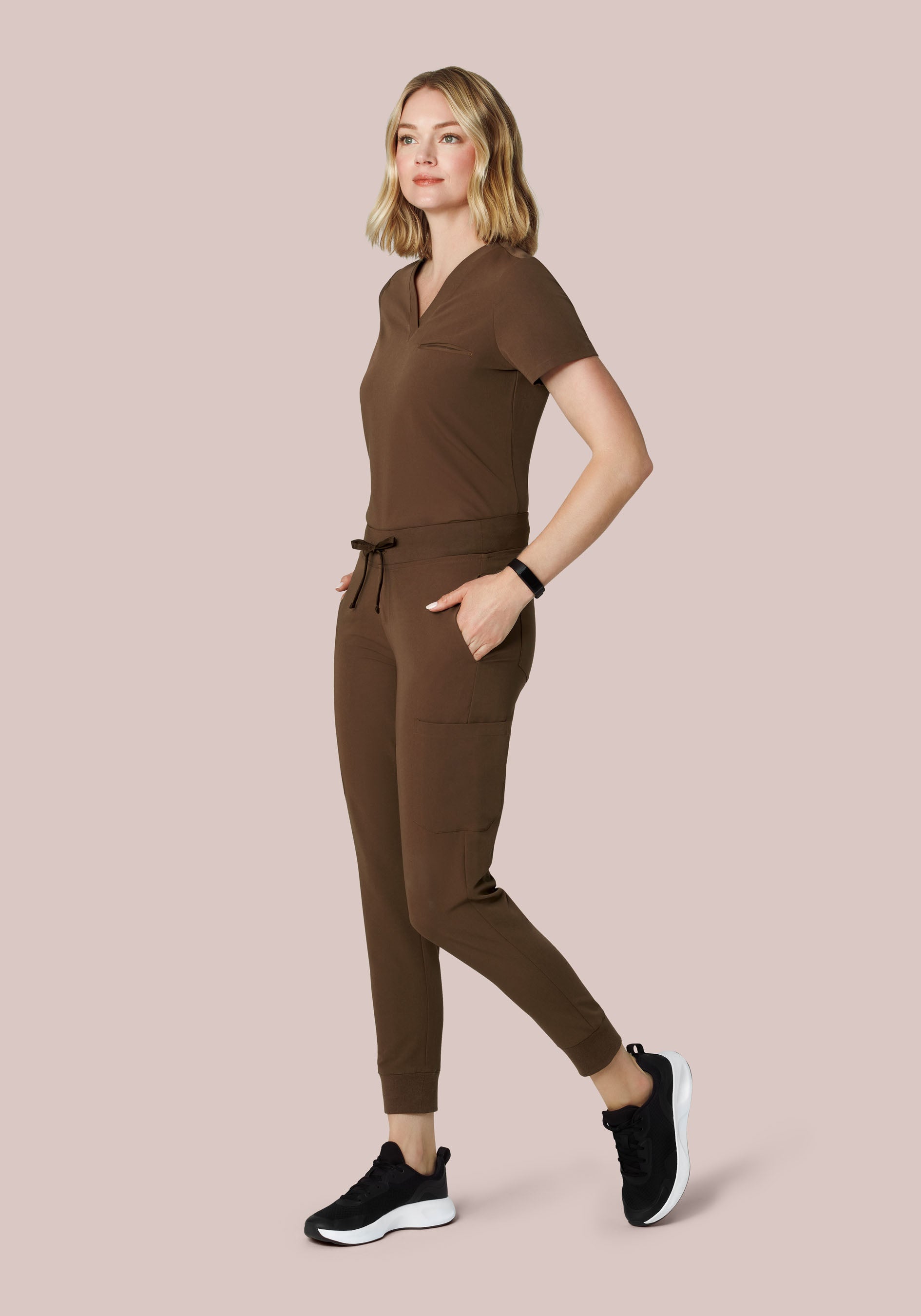 9 Pocket Joggers Chocolate Brown