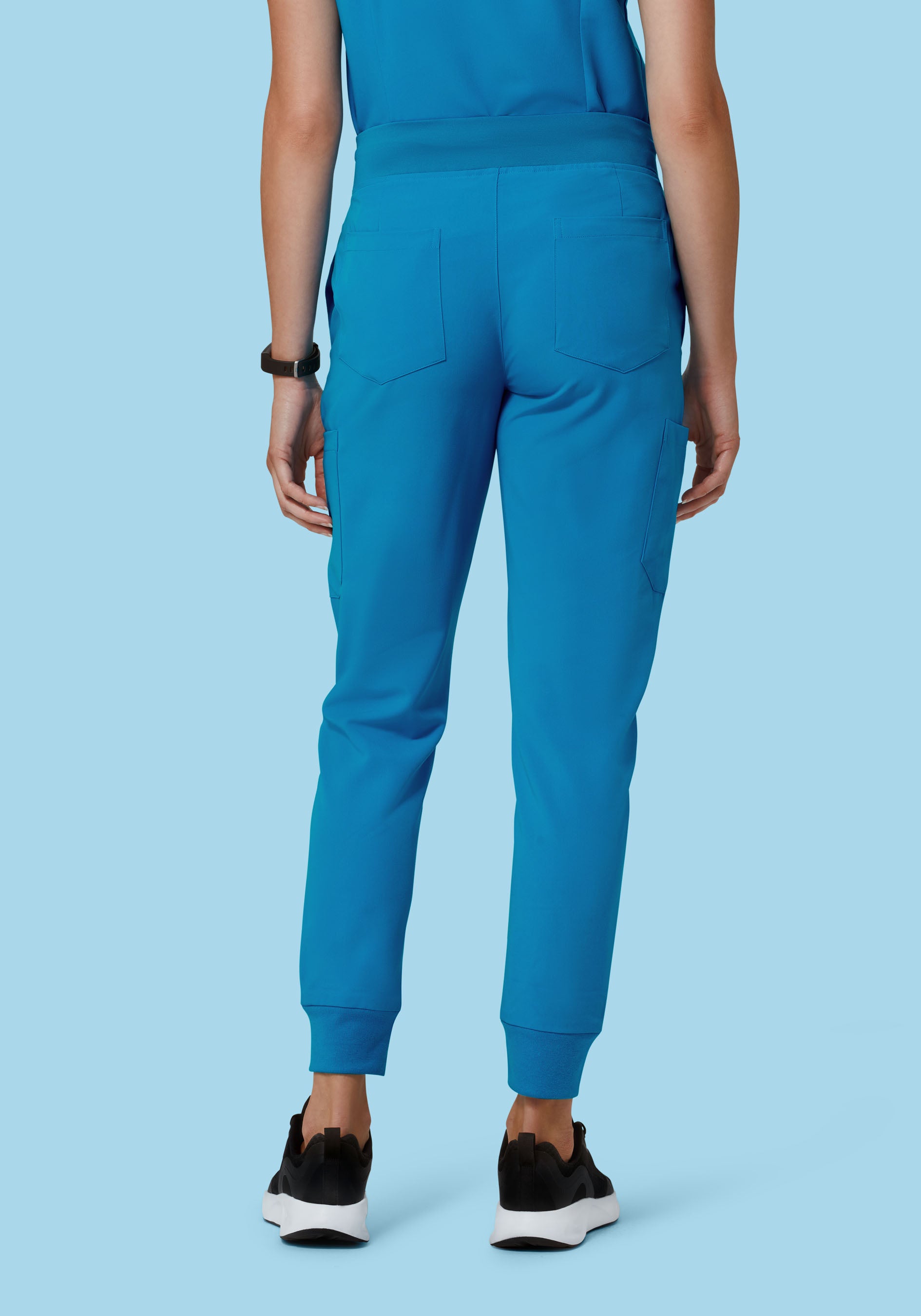 9 Pocket Joggers Electric Blue