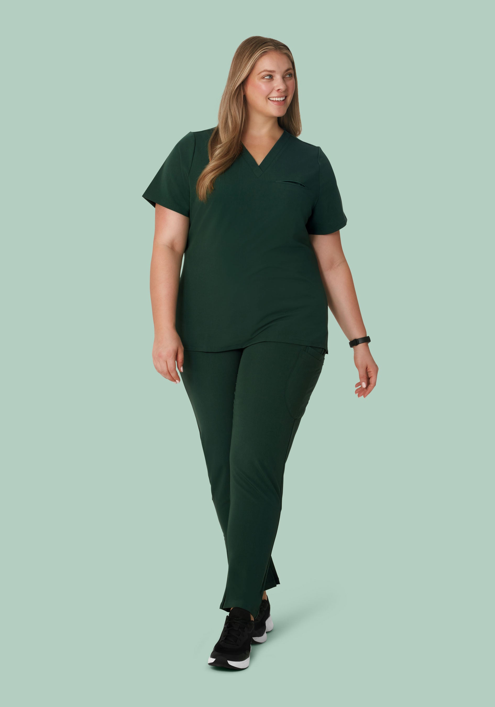 6 Pocket Slim Pants Midnight Green