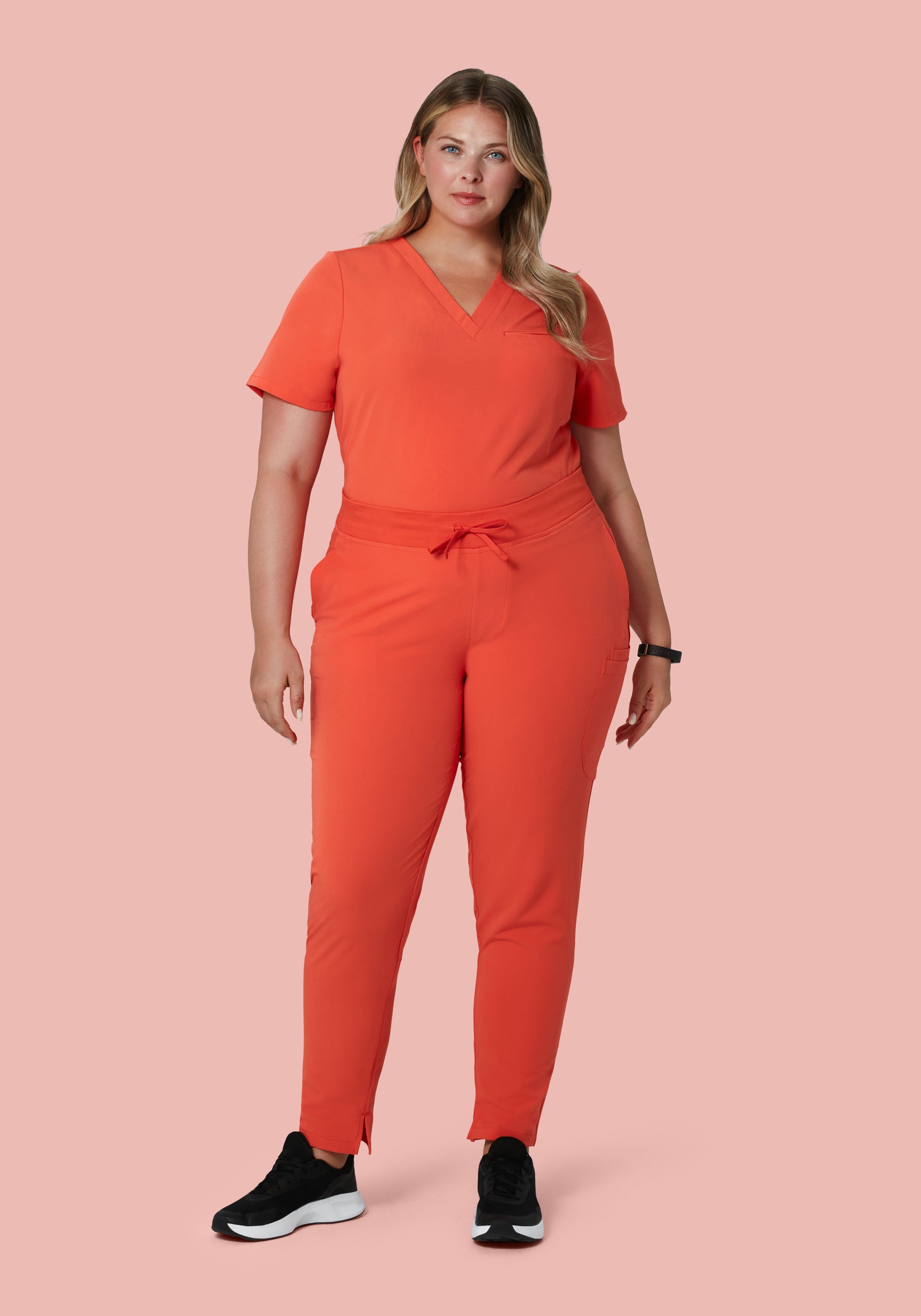 High Waisted Joggers Terracotta