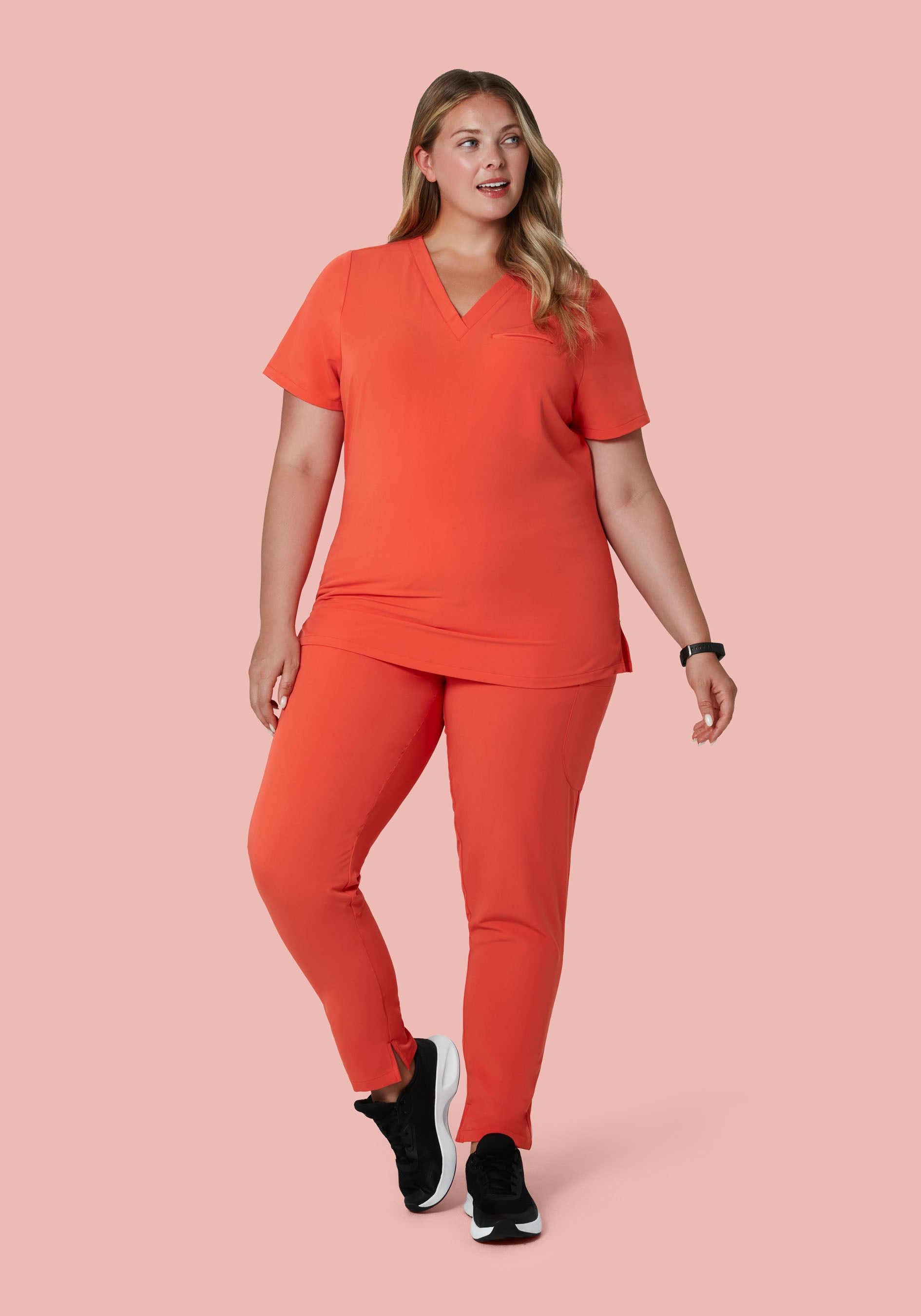 High Waisted Joggers Terracotta