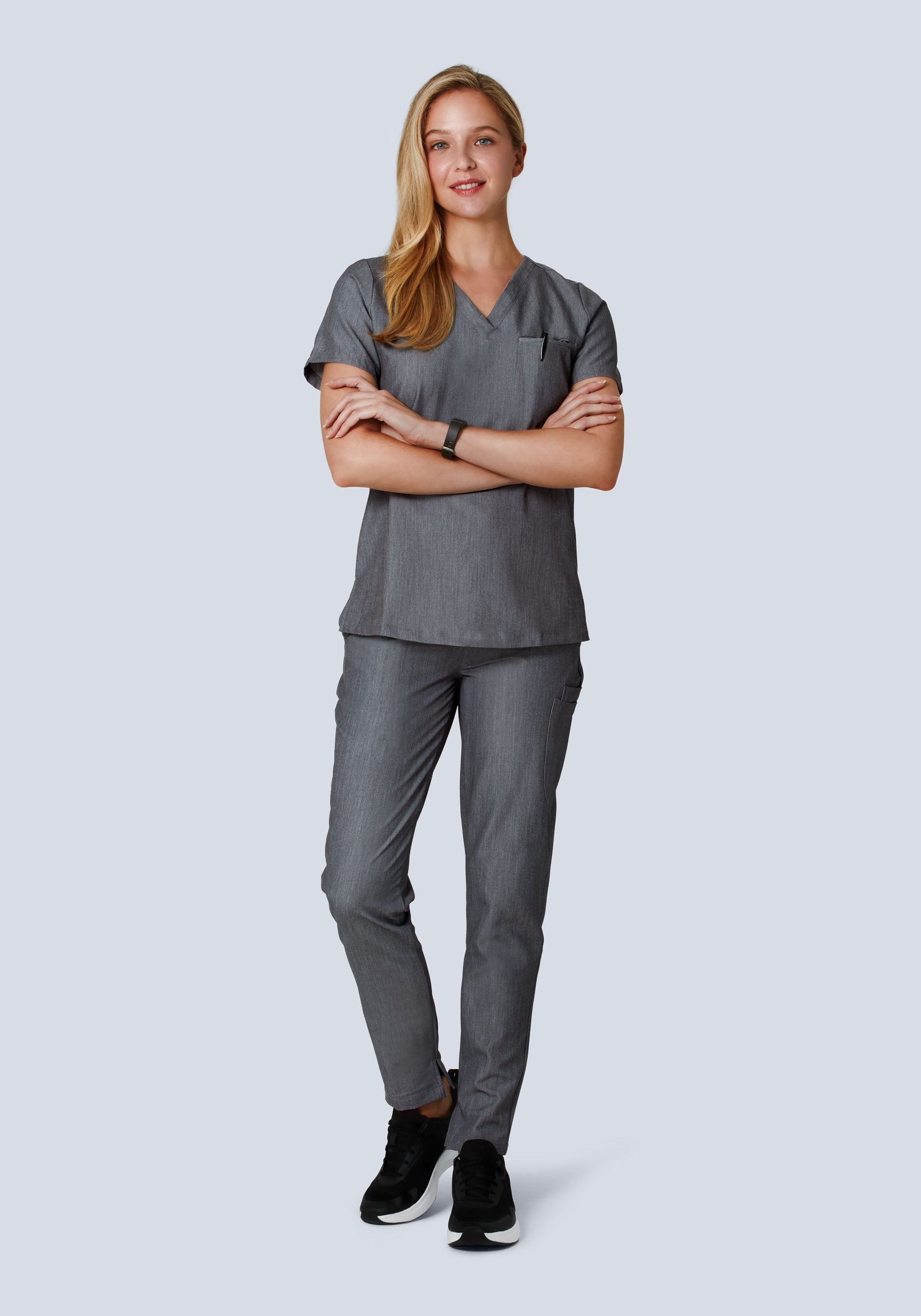 6 Pocket Slim Pants Gray