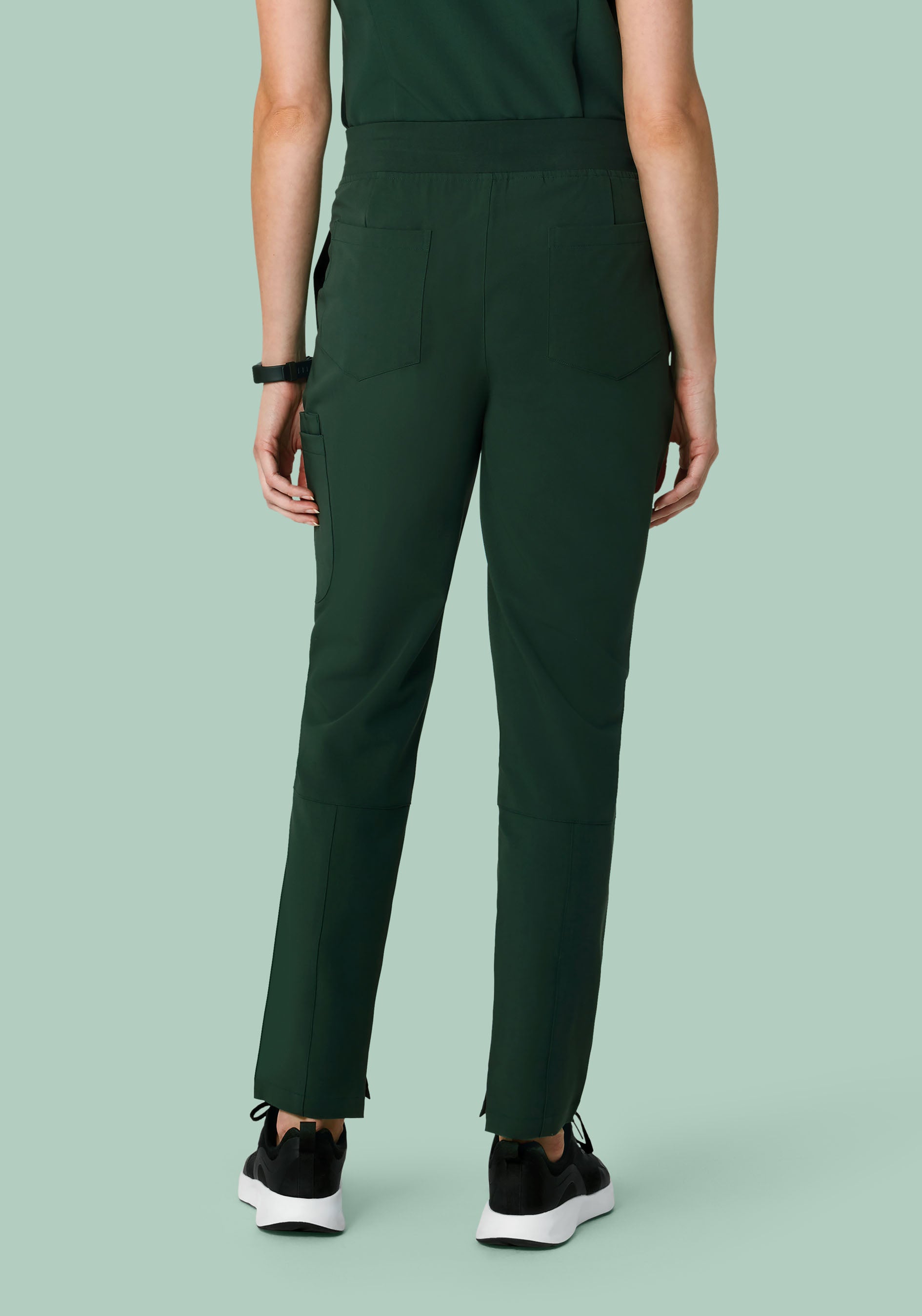 6 Pocket Slim Pants Midnight Green
