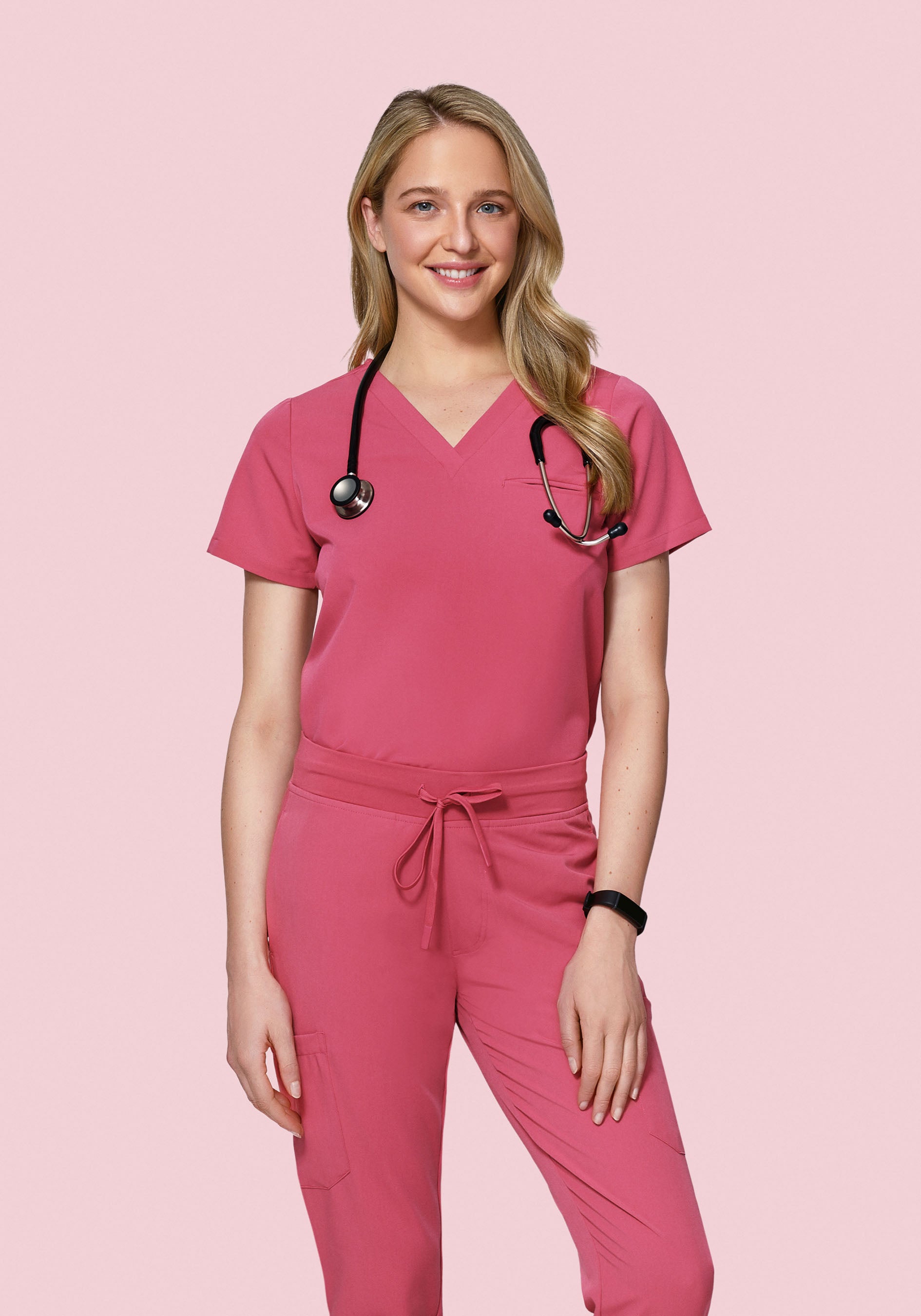 One Pocket Top Jaipur Pink