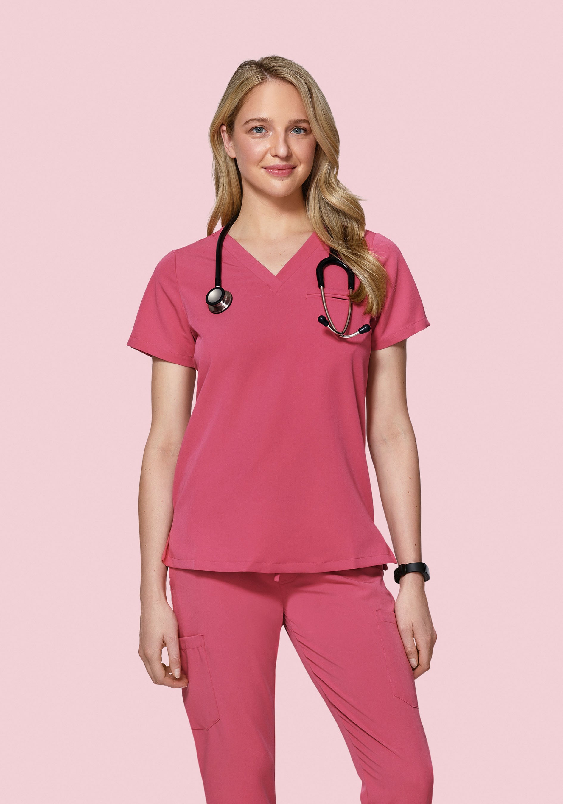 One Pocket Top Jaipur Pink