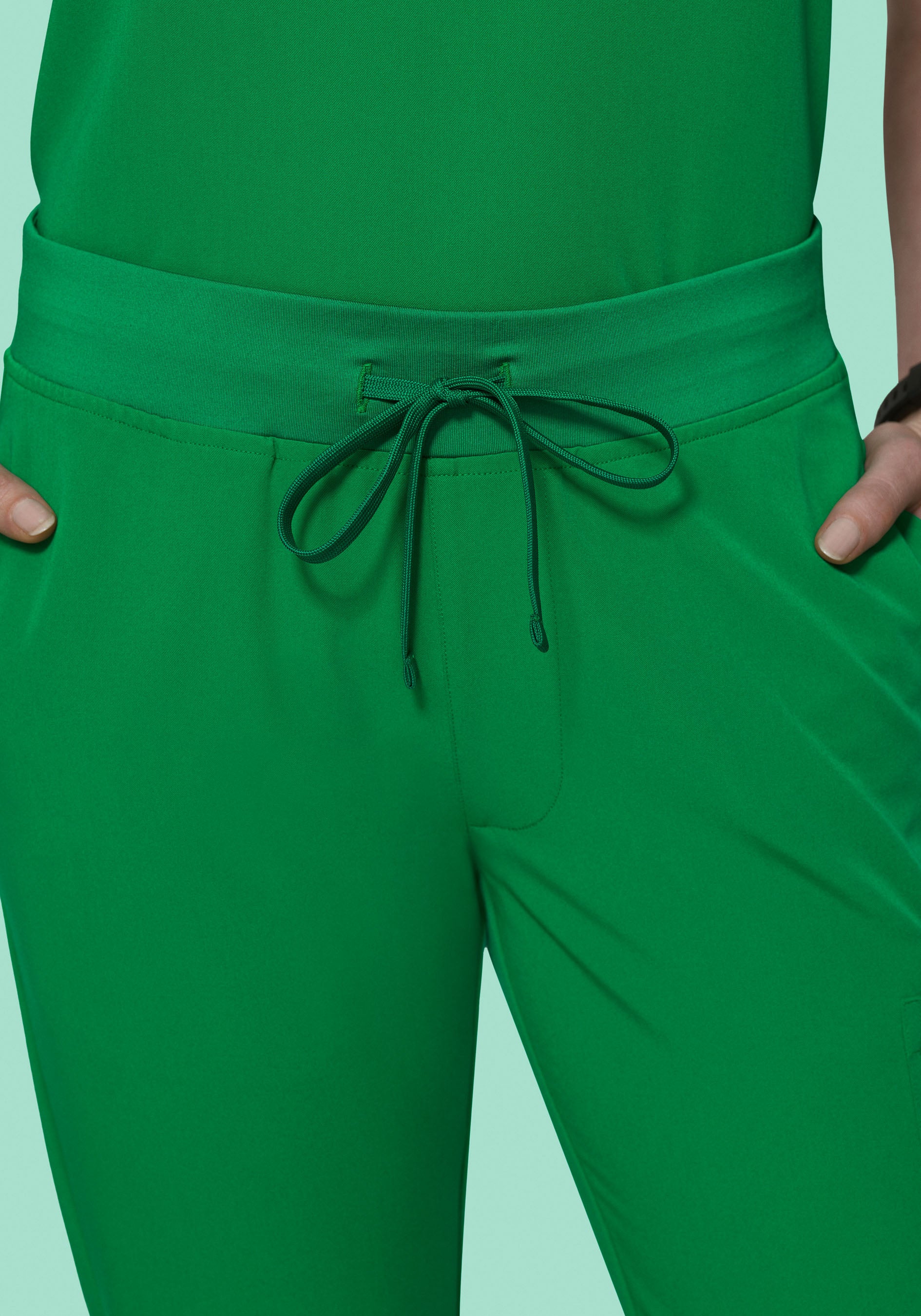 6 Pocket Slim Pants Emerald