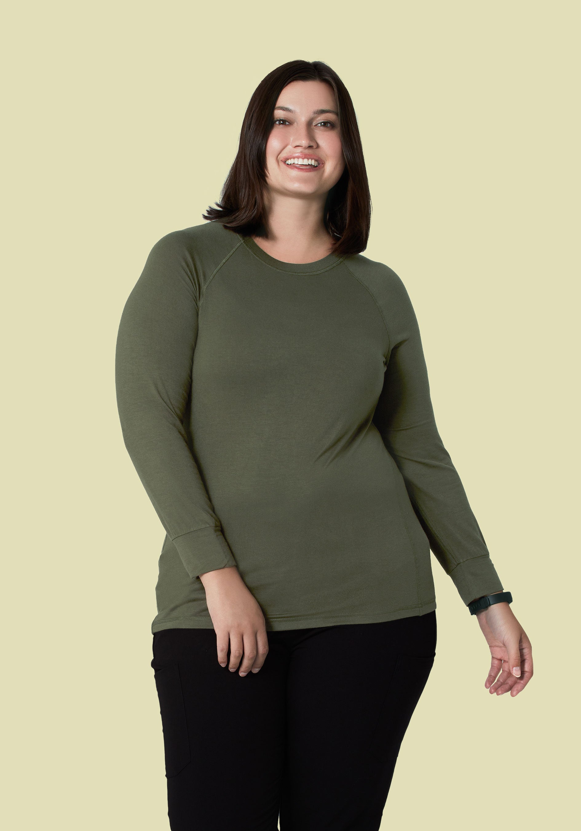 Women's Underscrubs Heather Olive