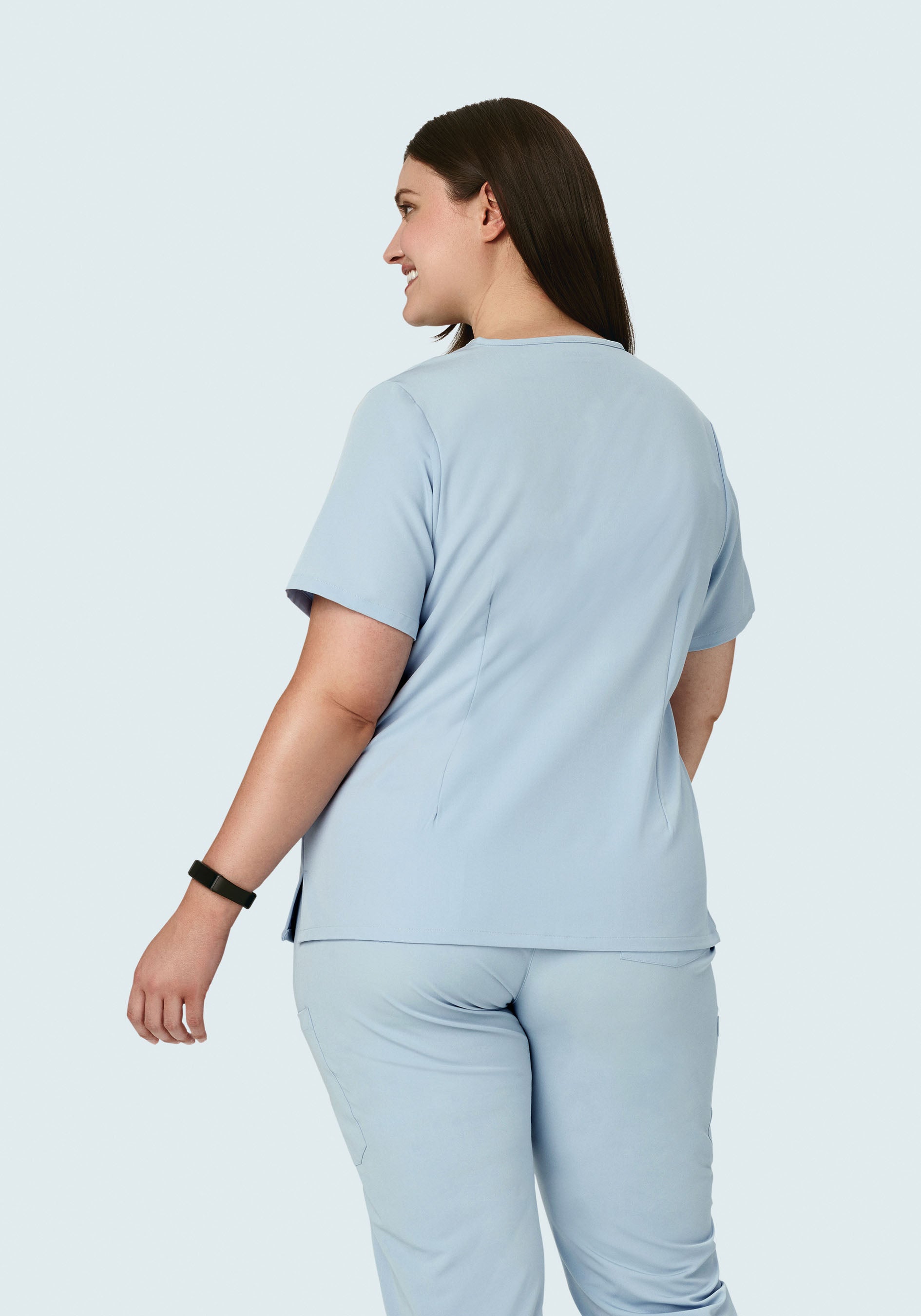 6 Pocket Top Powder Blue
