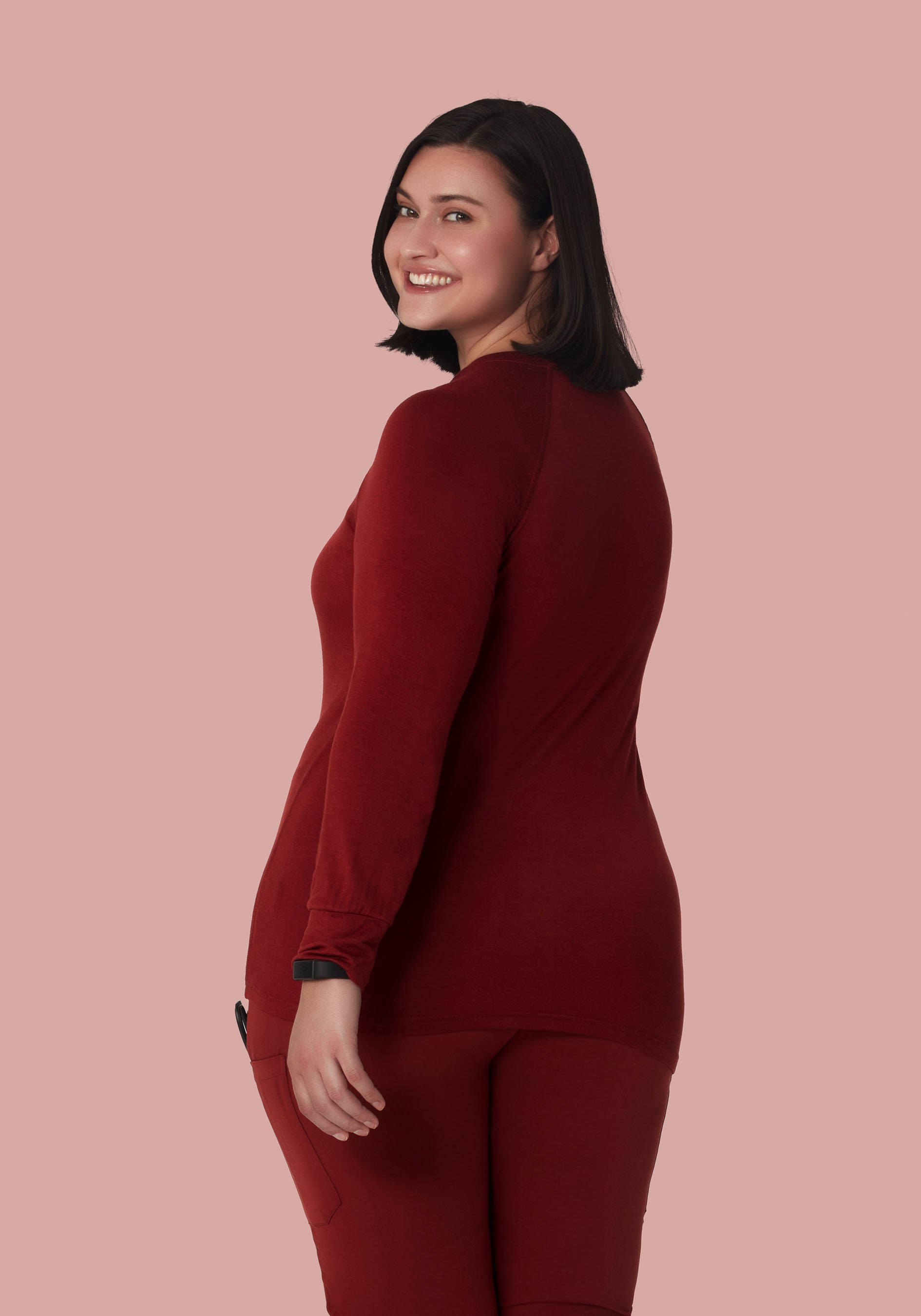 Women's Underscrubs Fired Brick