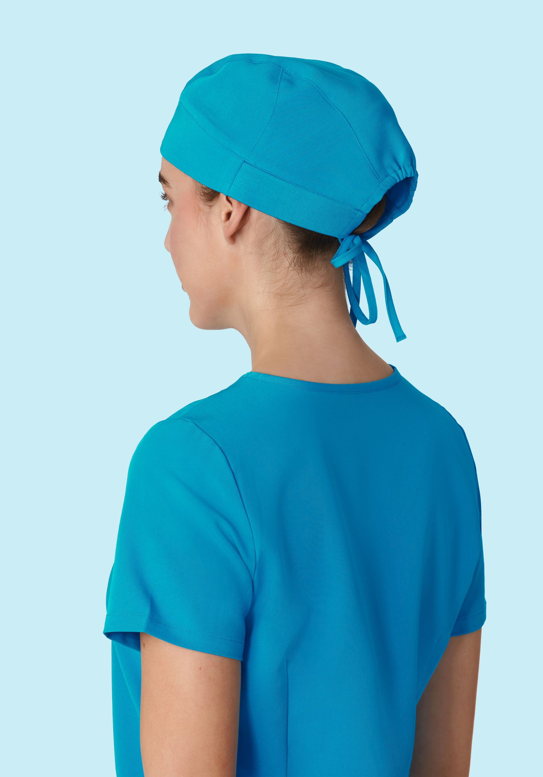 Contemporary Scrub Cap Azure