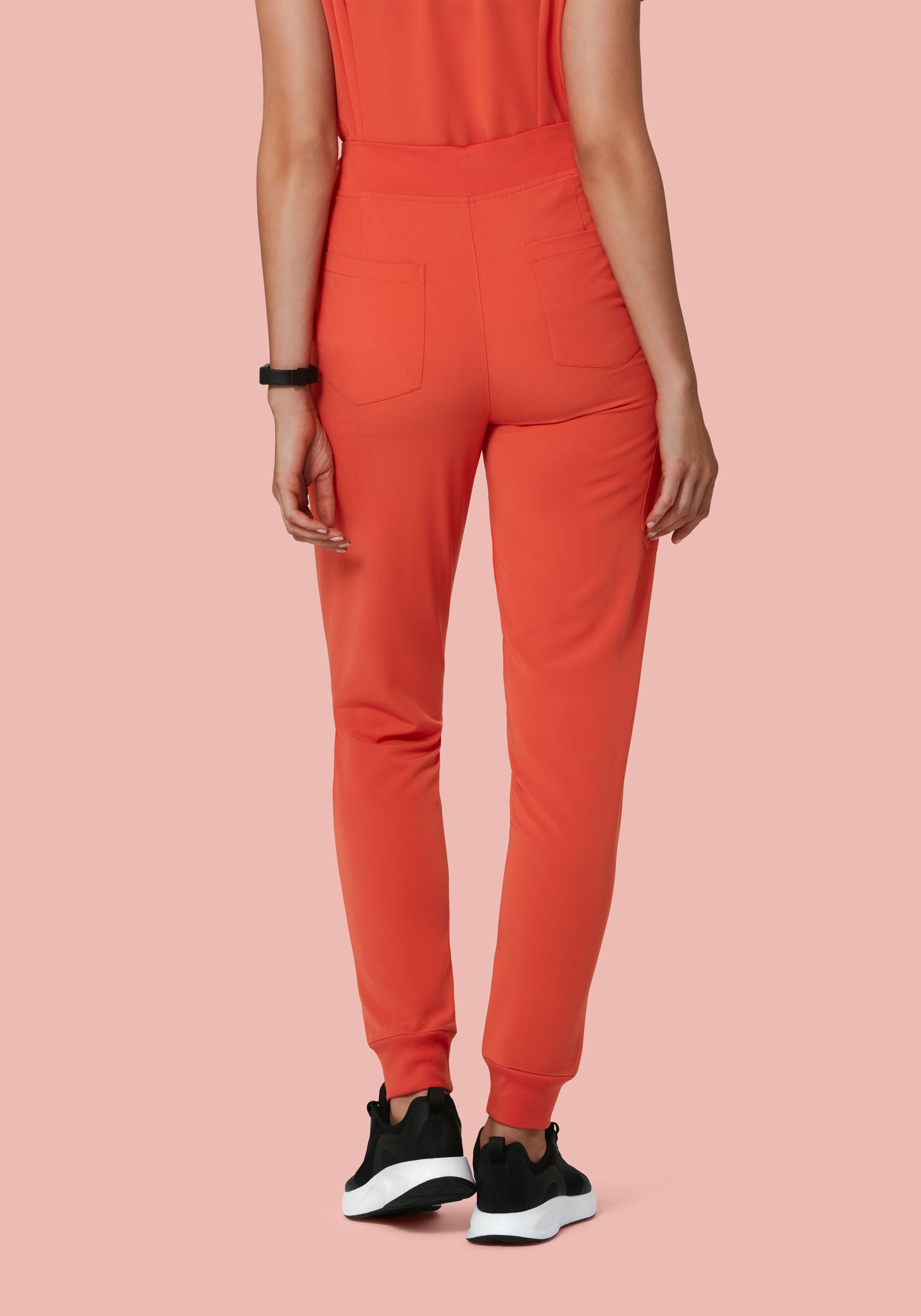 High Waisted Joggers Terracotta