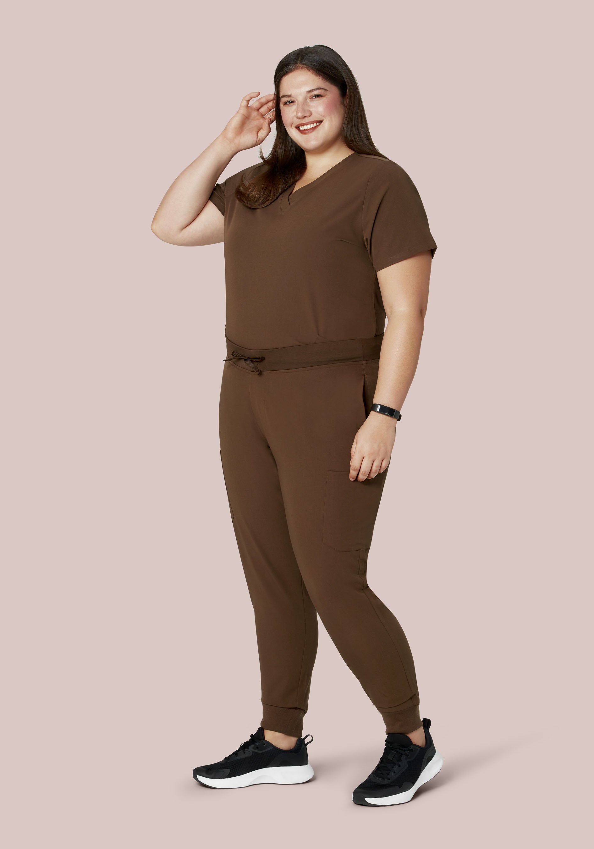 6 Pocket Top Chocolate Brown