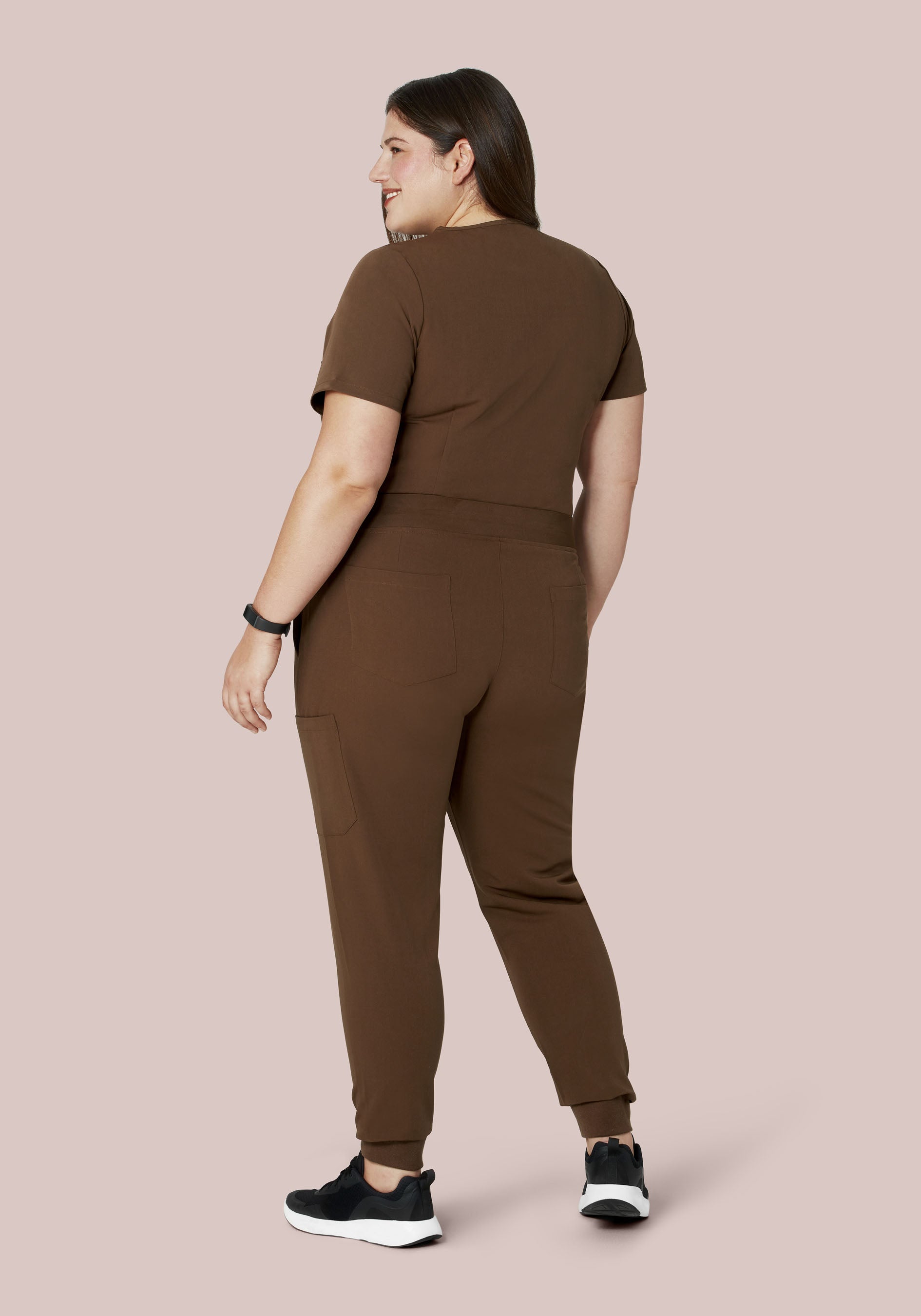 9 Pocket Joggers Chocolate Brown