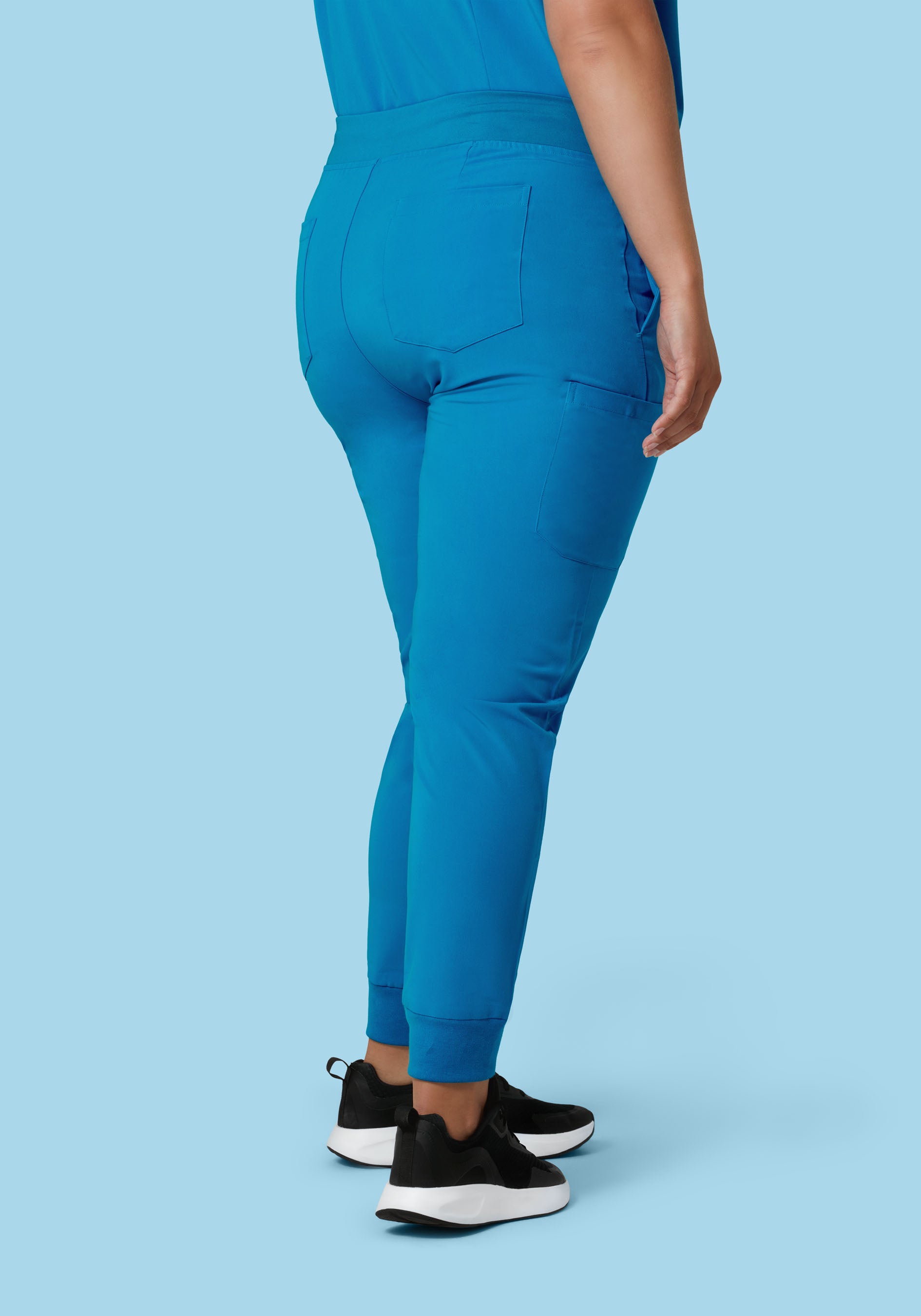 9 Pocket Joggers Electric Blue