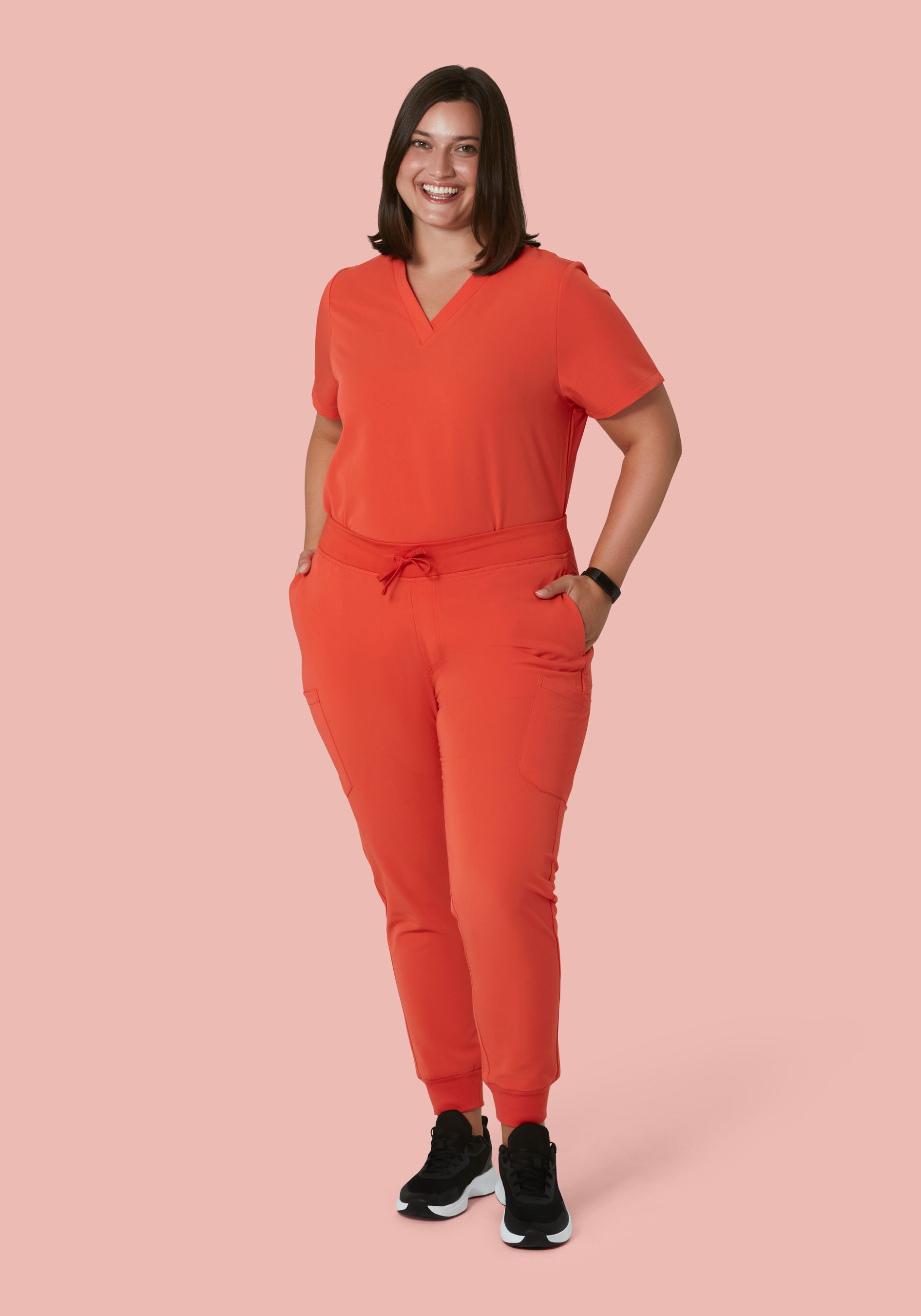 9 Pocket Joggers Terracotta