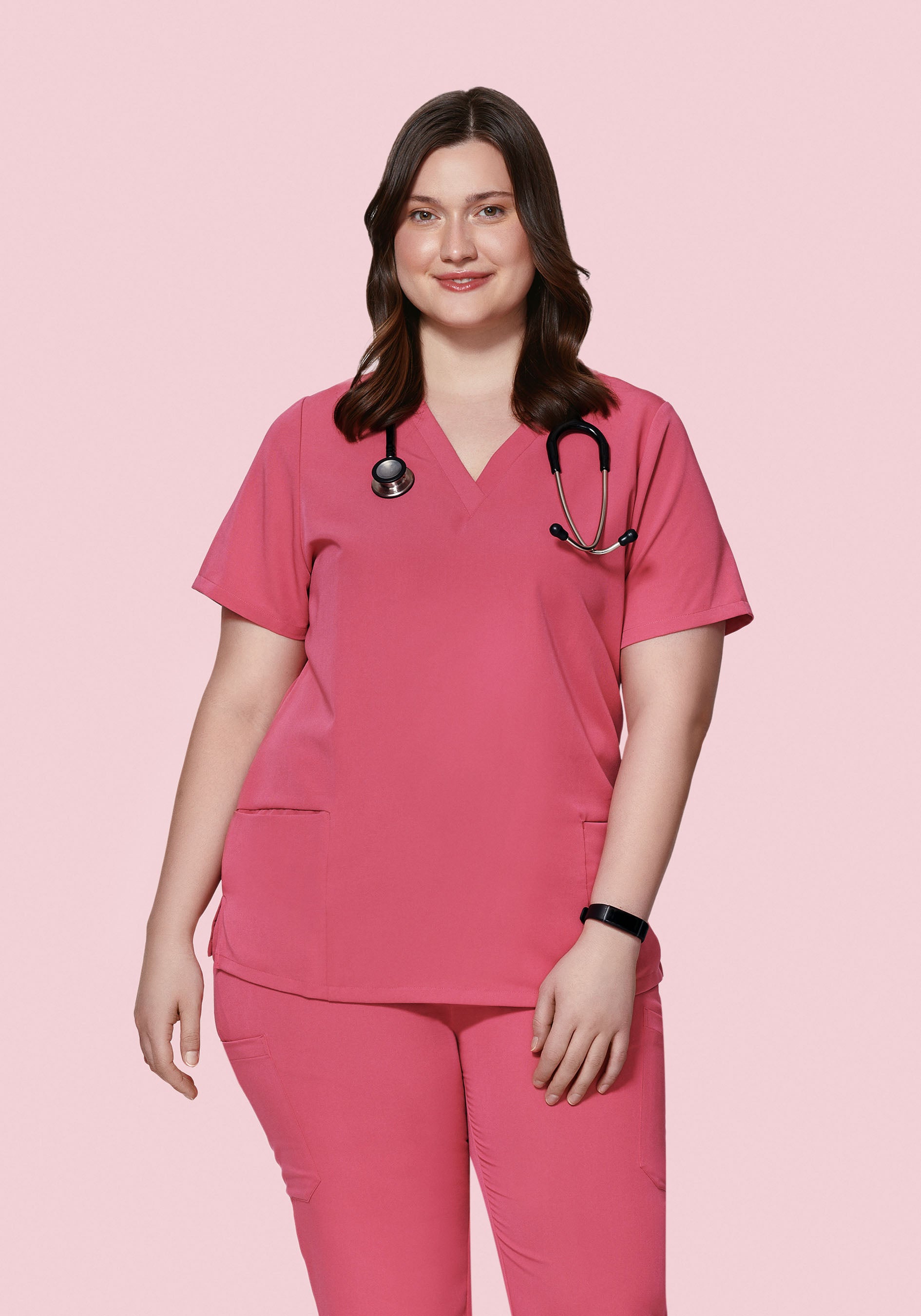 6 Pocket Top Jaipur Pink