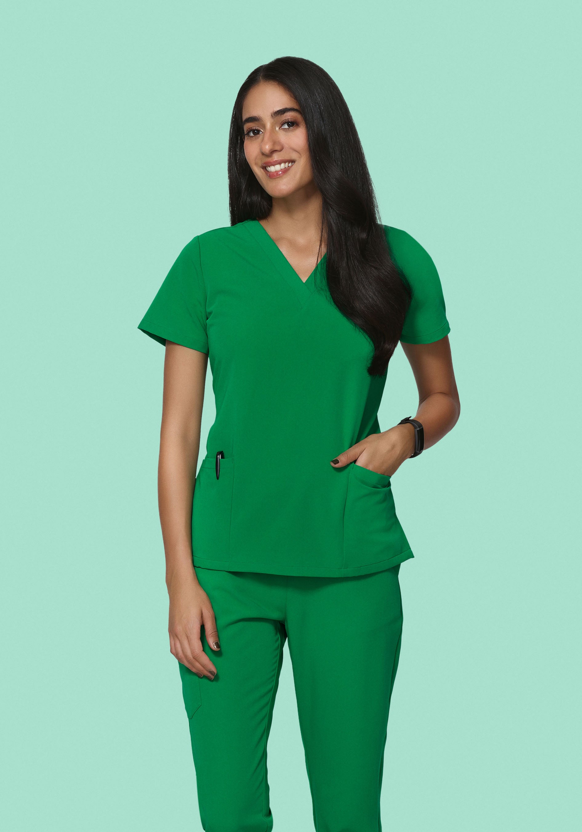 6 Pocket Top Emerald