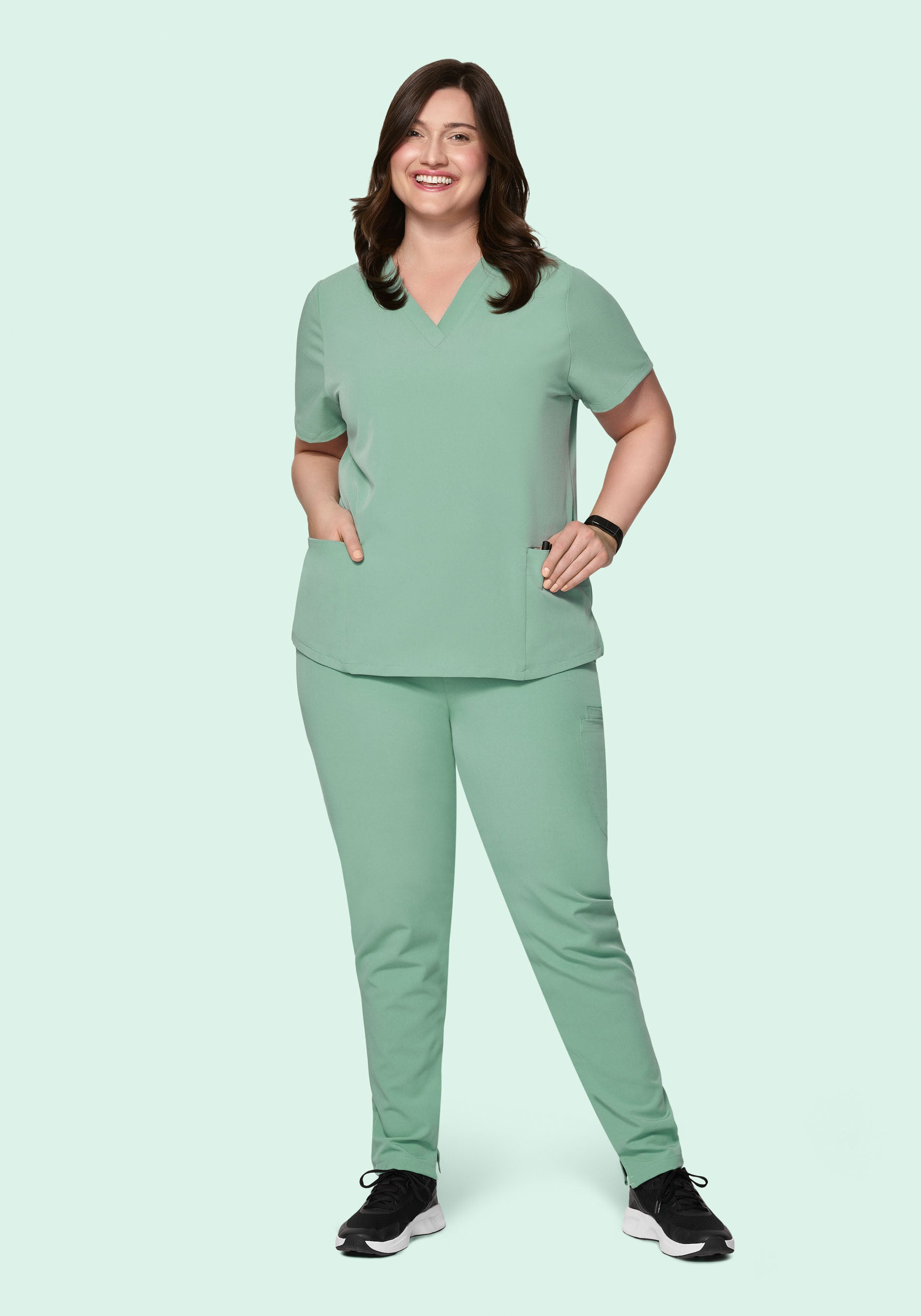 6 Pocket Slim Pants Jade