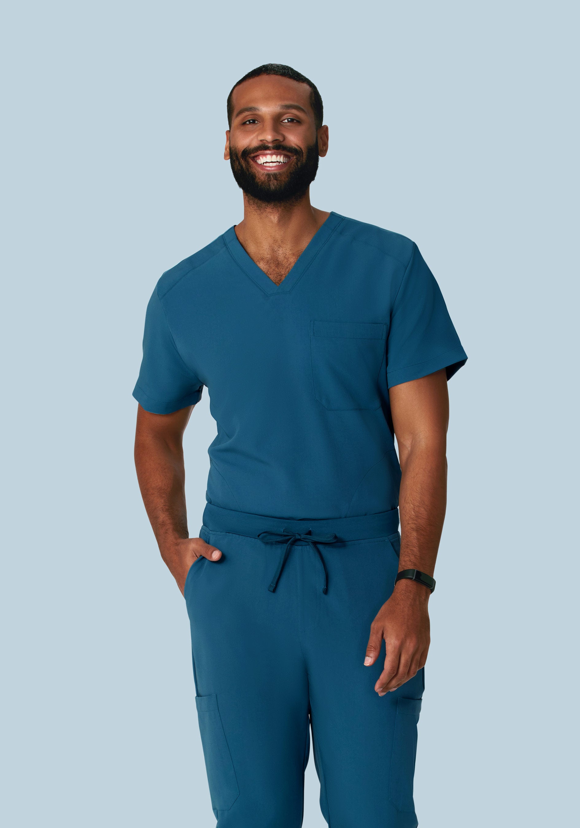 Three Pocket Top Harbor Blue