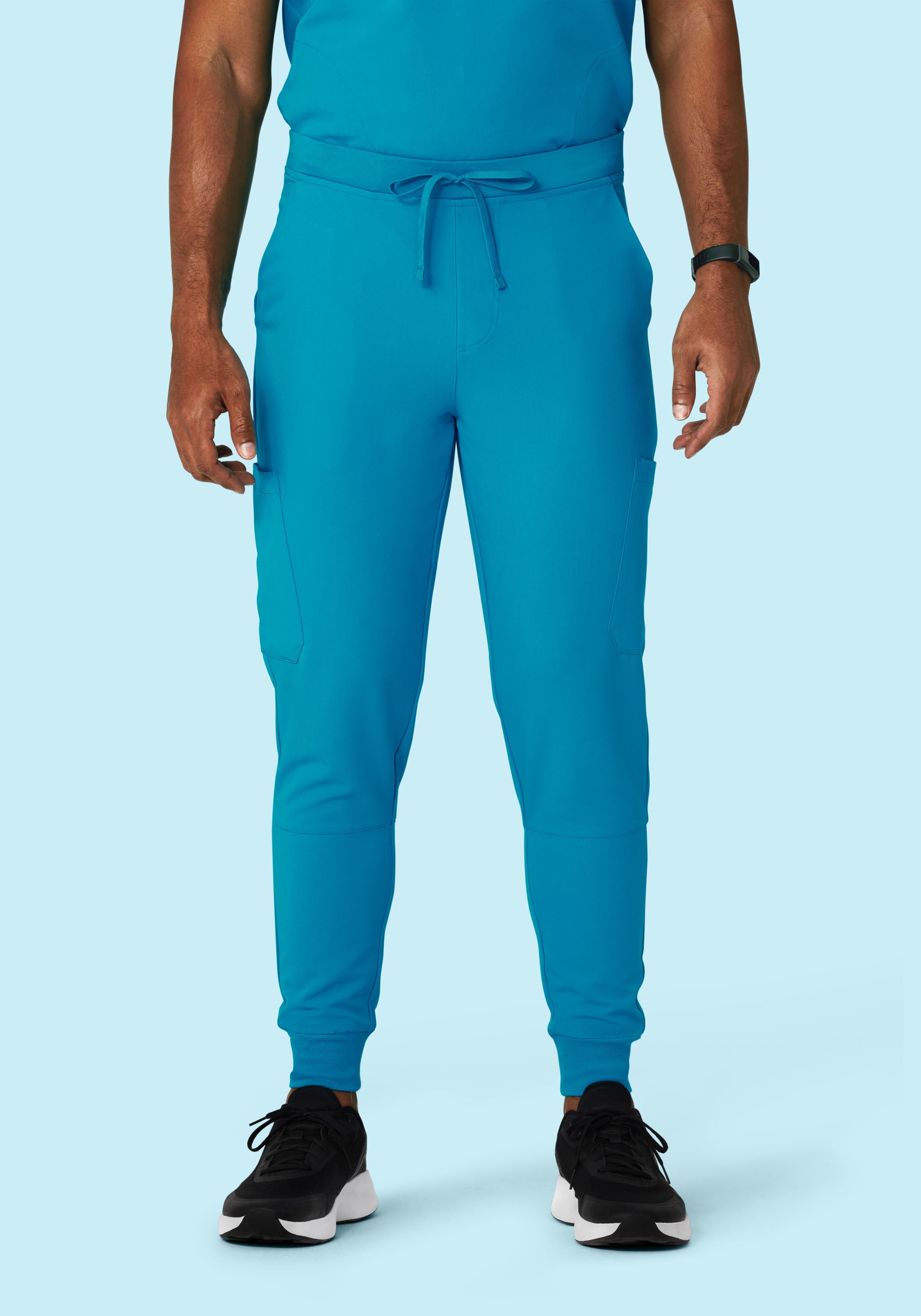 7 Pocket Joggers Azure