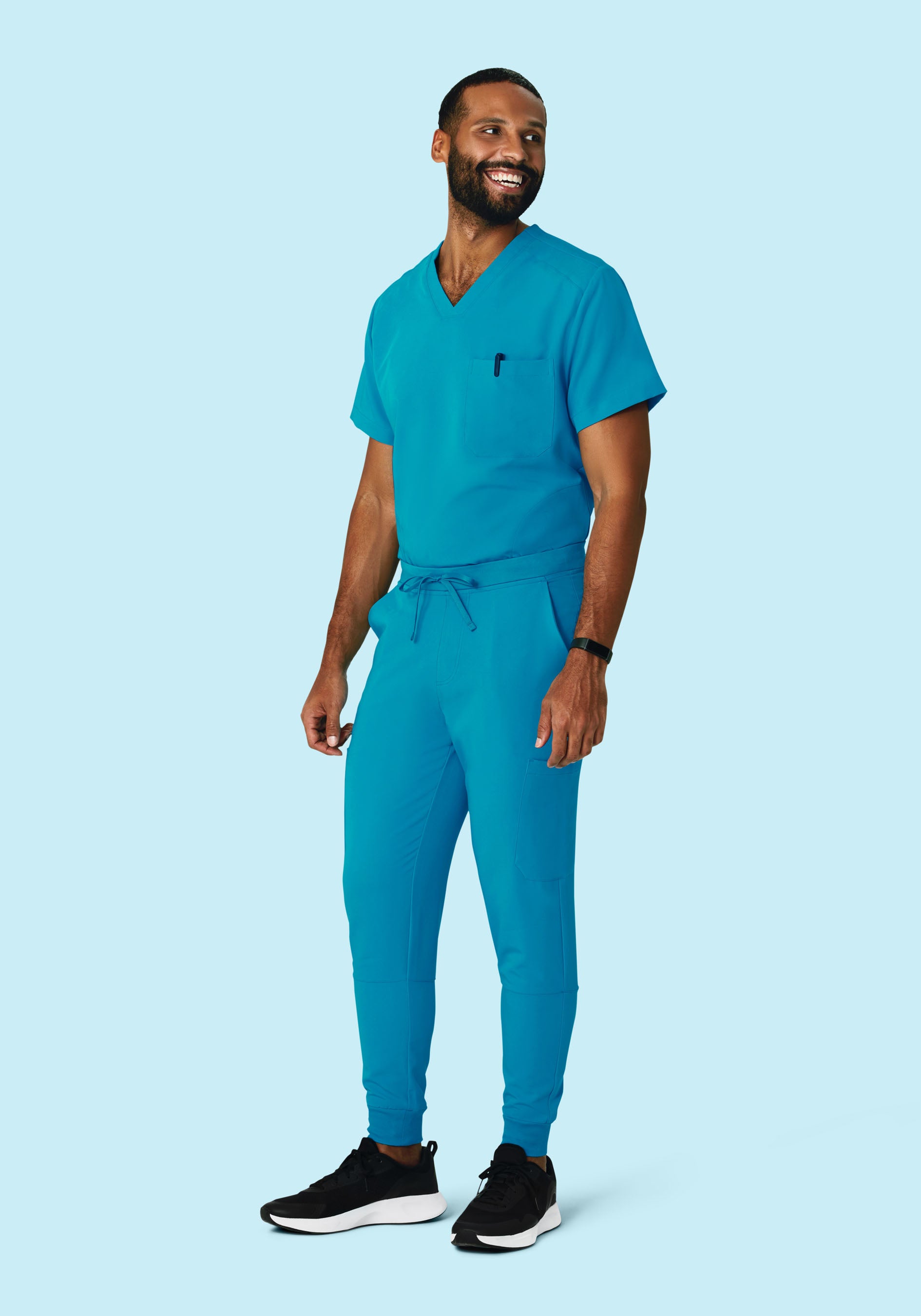 Three Pocket Top Azure