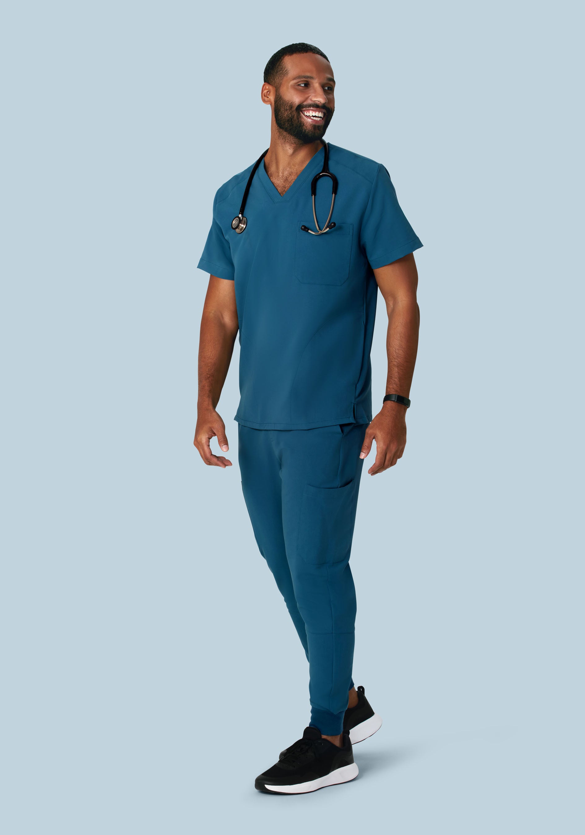 Three Pocket Top Harbor Blue