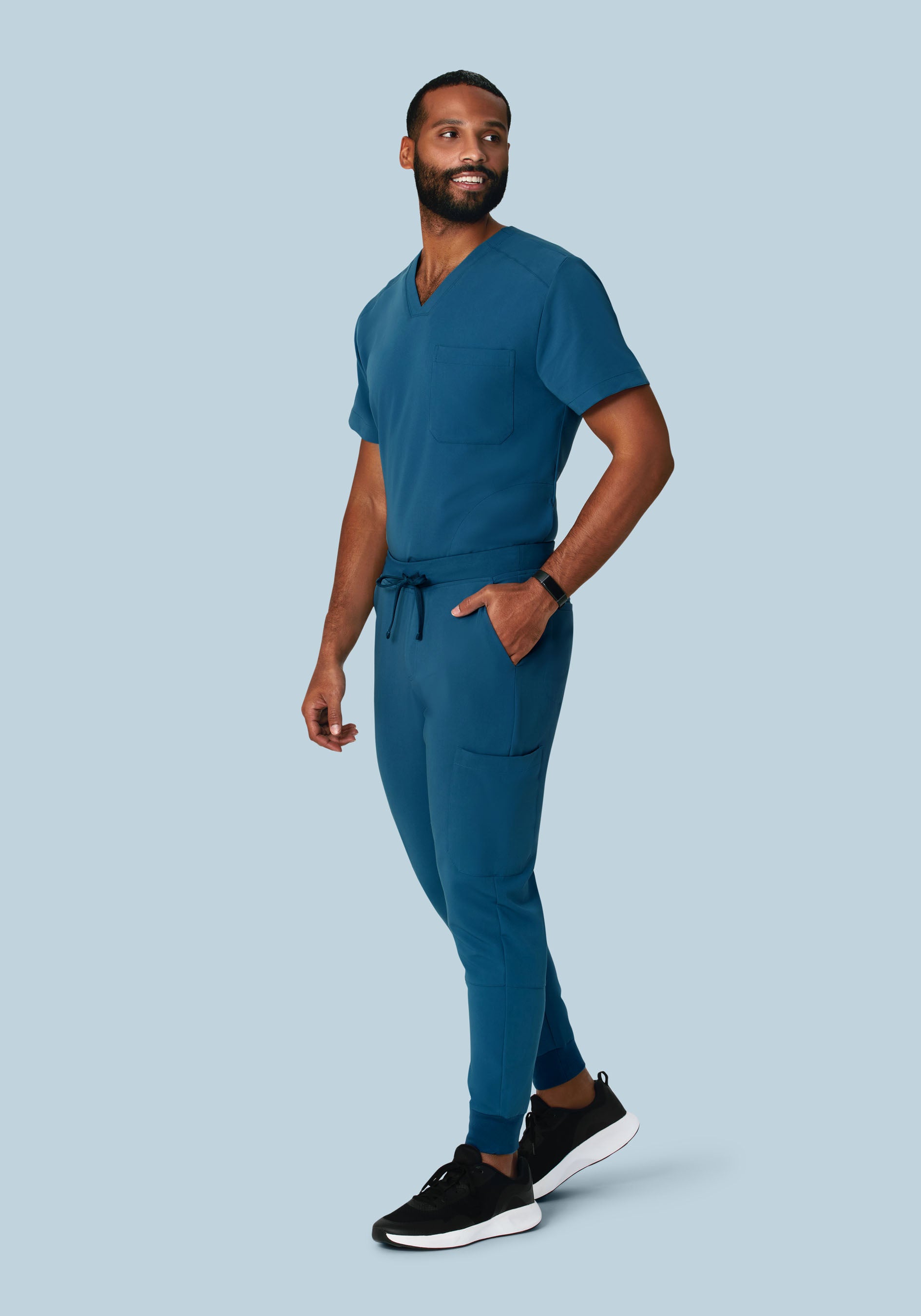 Three Pocket Top Harbor Blue