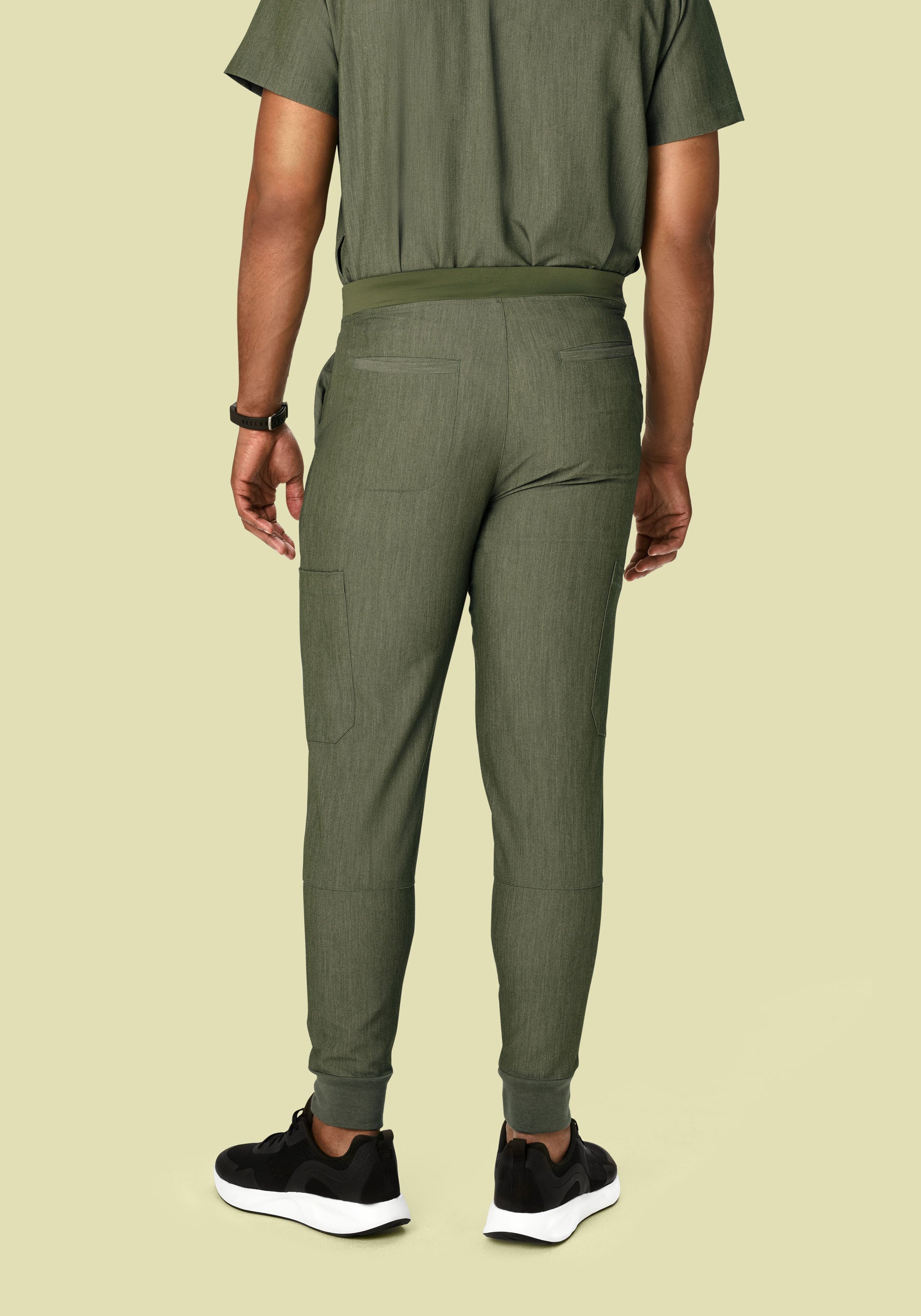 7 Pocket Joggers Heather Olive