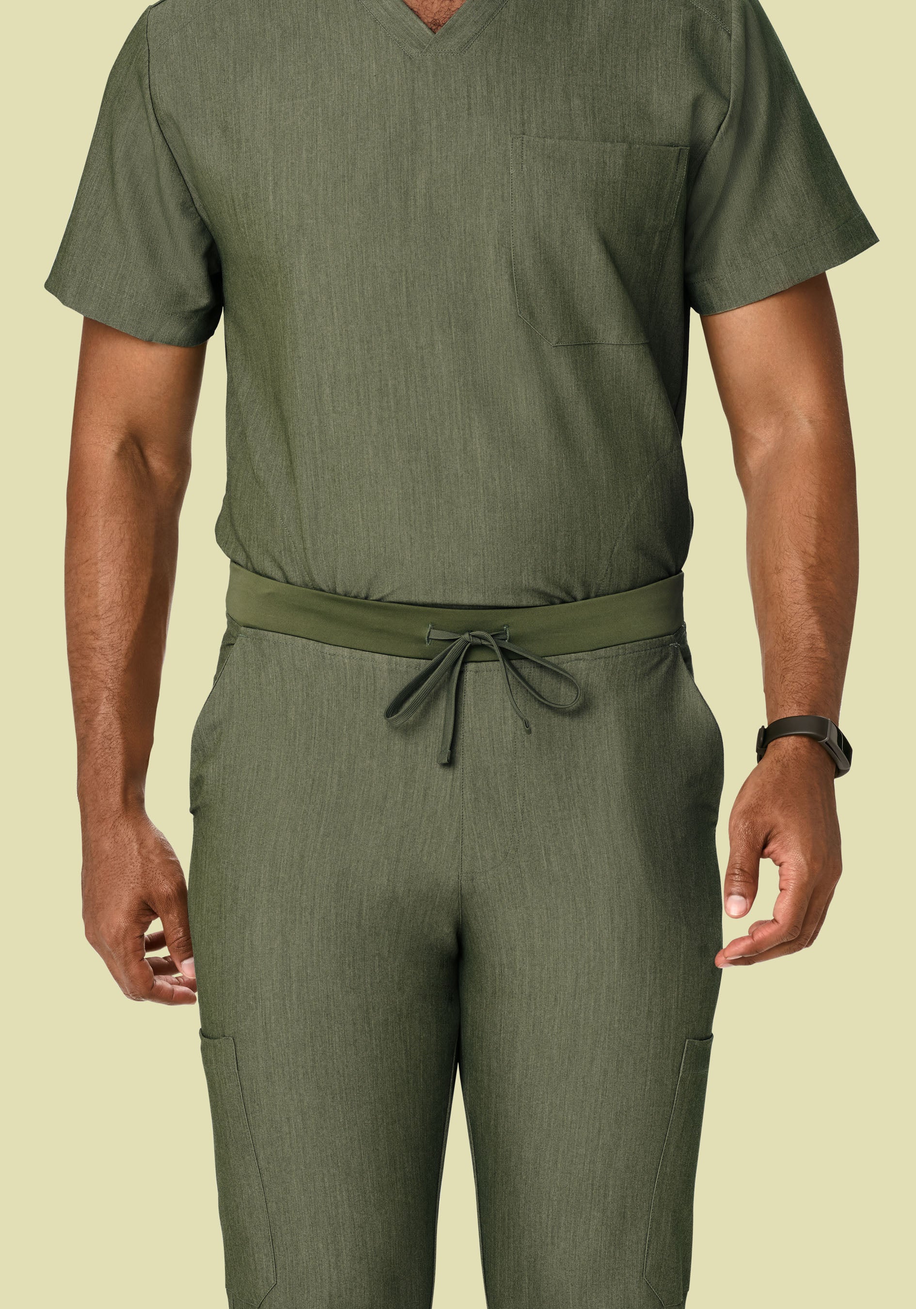 7 Pocket Joggers Heather Olive