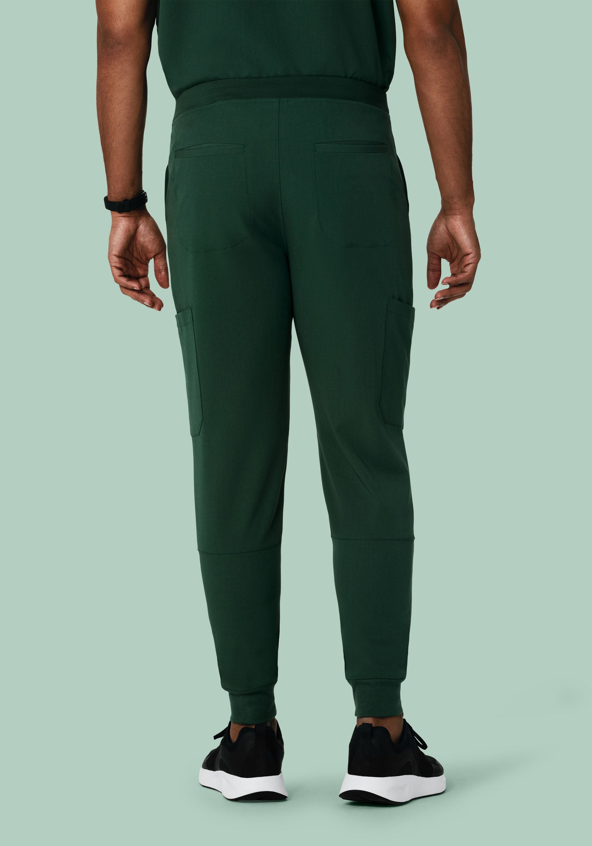 7 Pocket Joggers Midnight Green