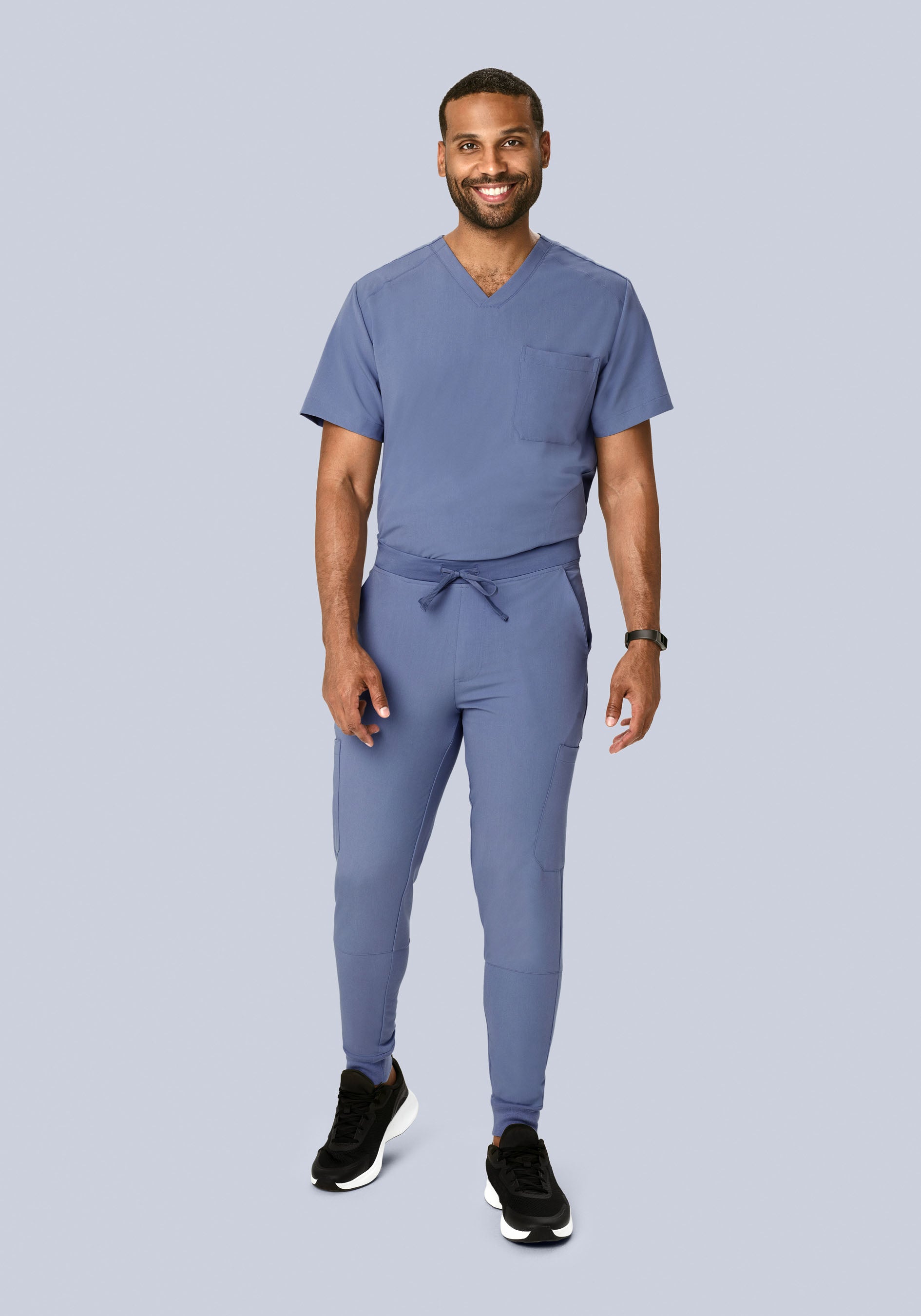 Three Pocket Top Periwinkle