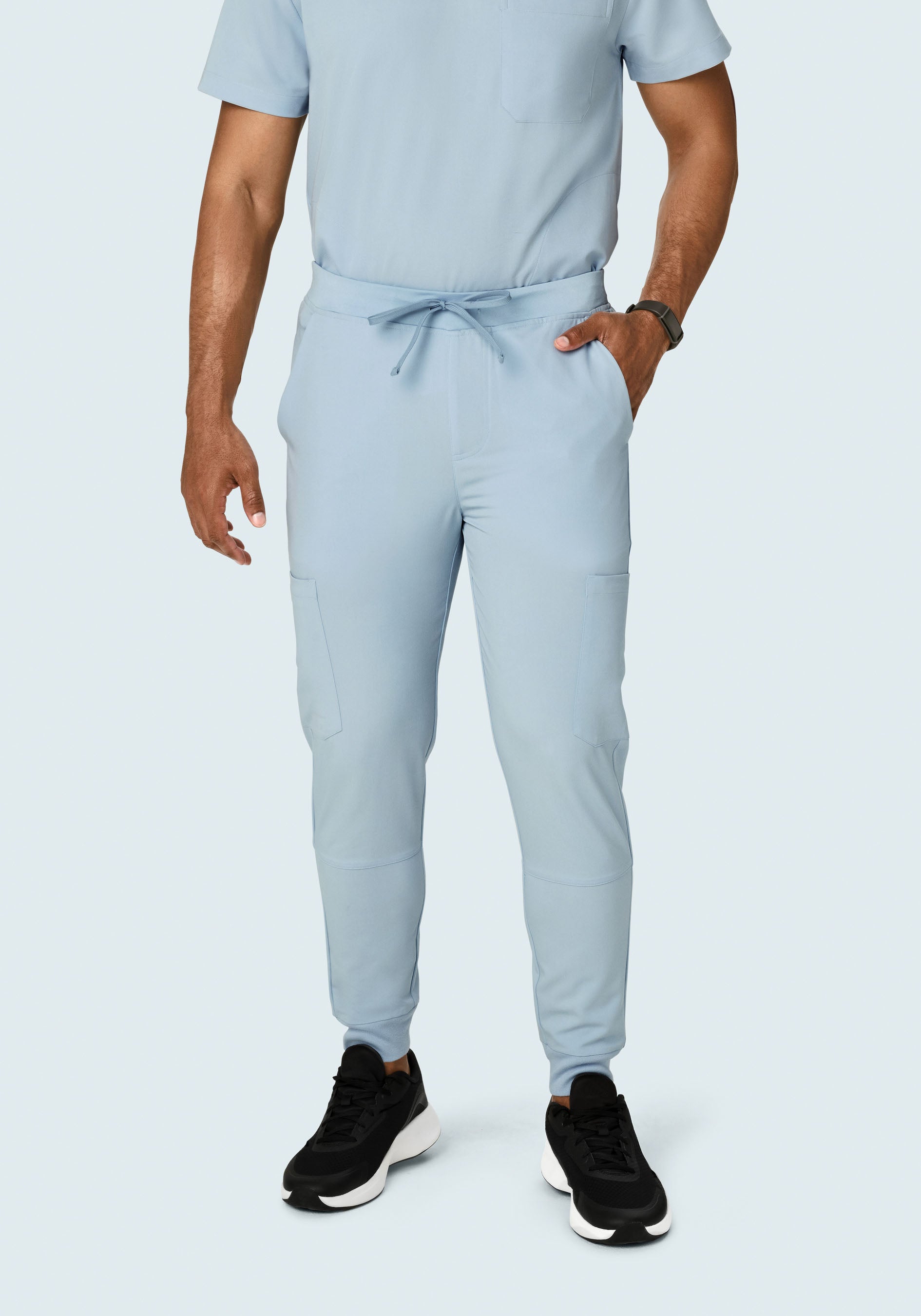 7 Pocket Joggers Powder Blue