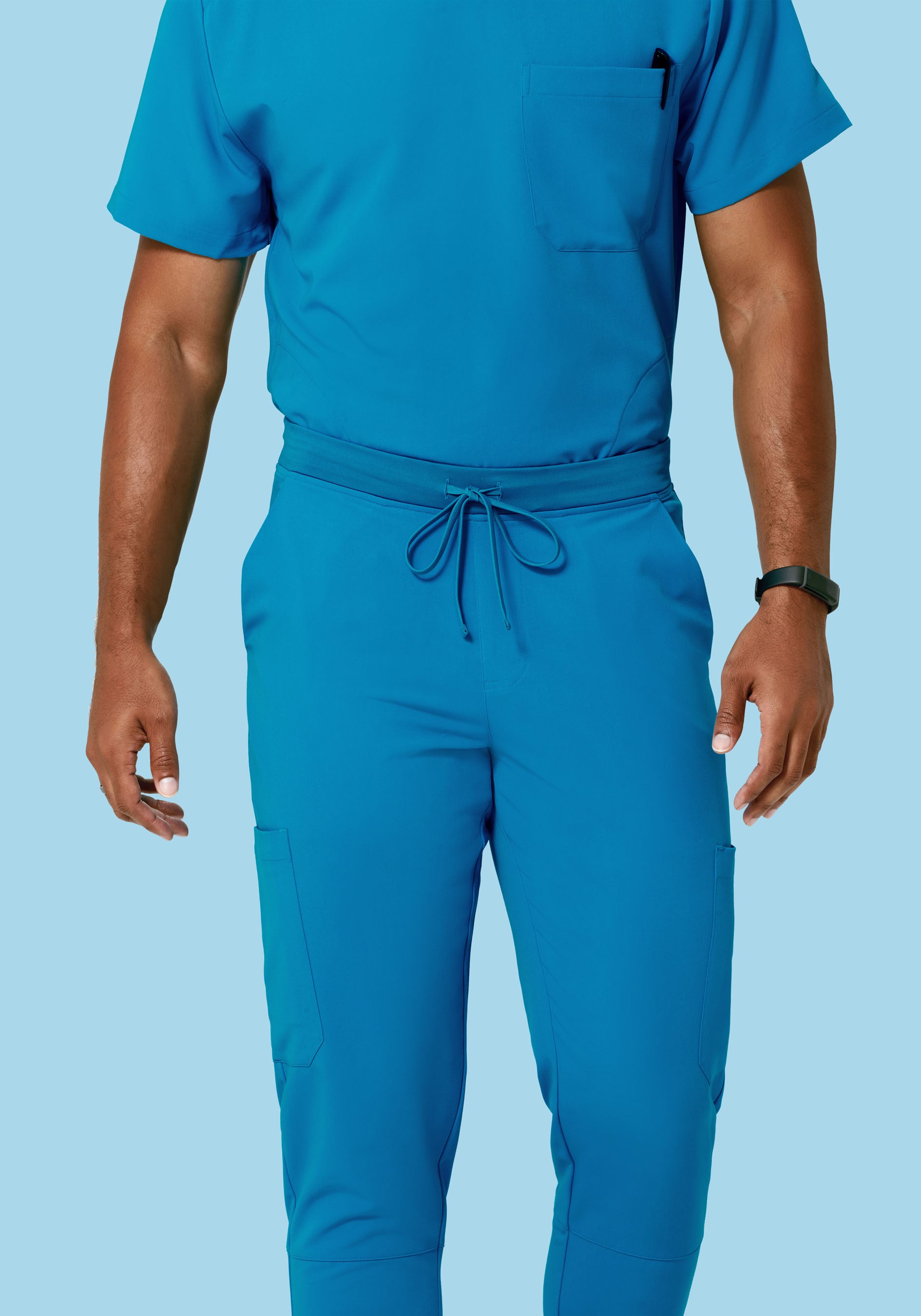 7 Pocket Joggers Electric Blue