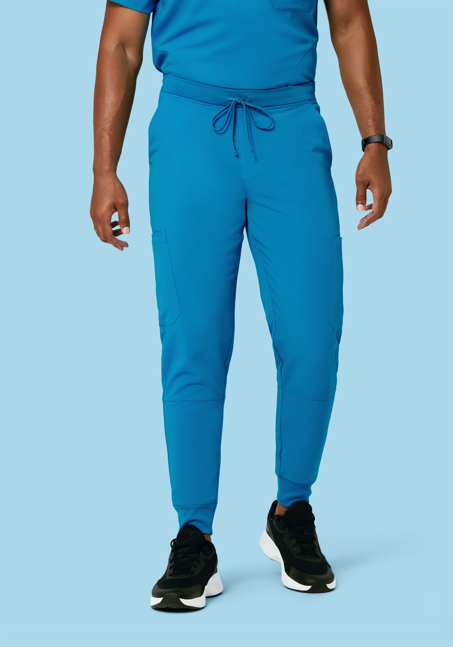 7 Pocket Joggers Electric Blue