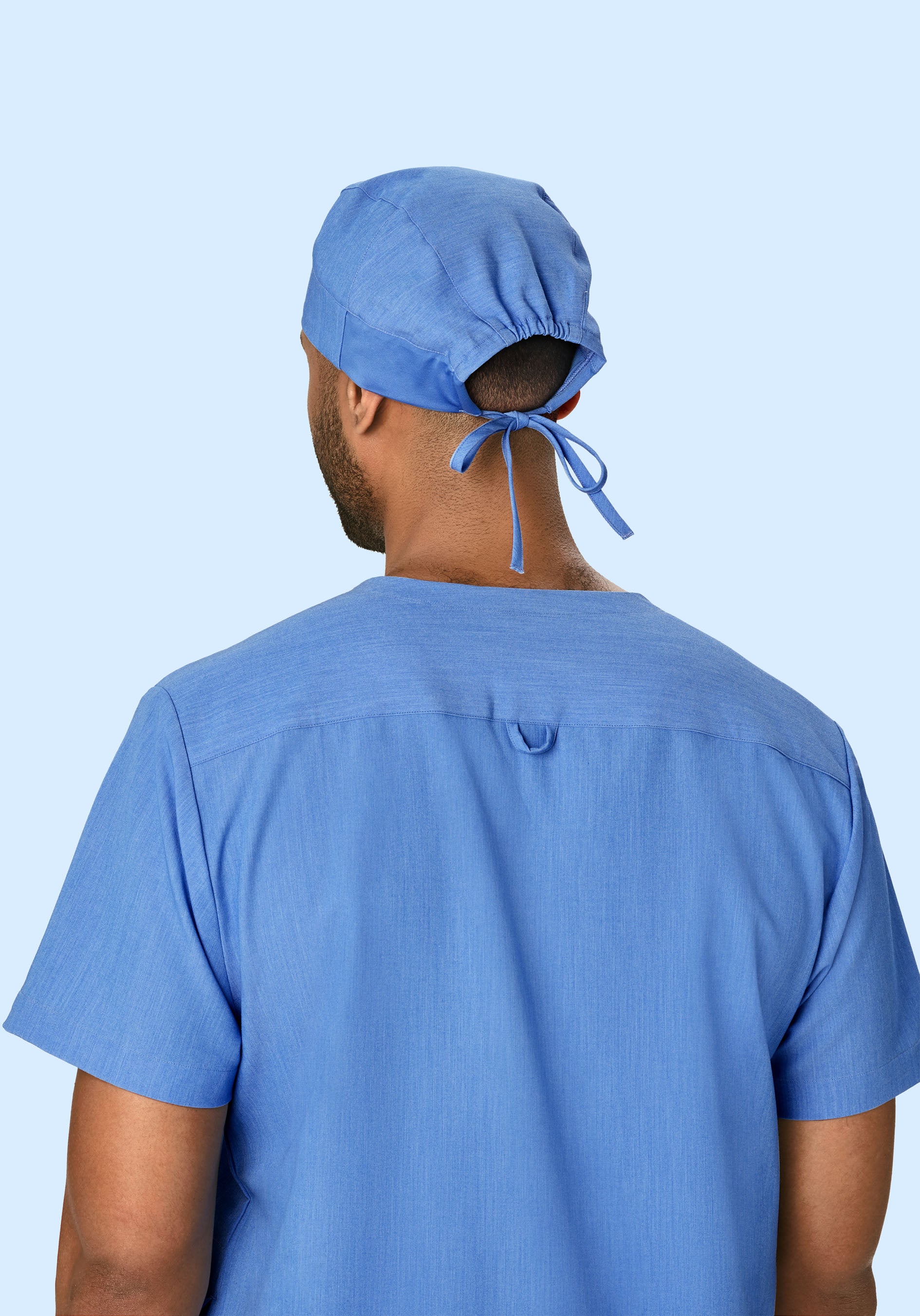 Contemporary Scrub Cap Heather Blue